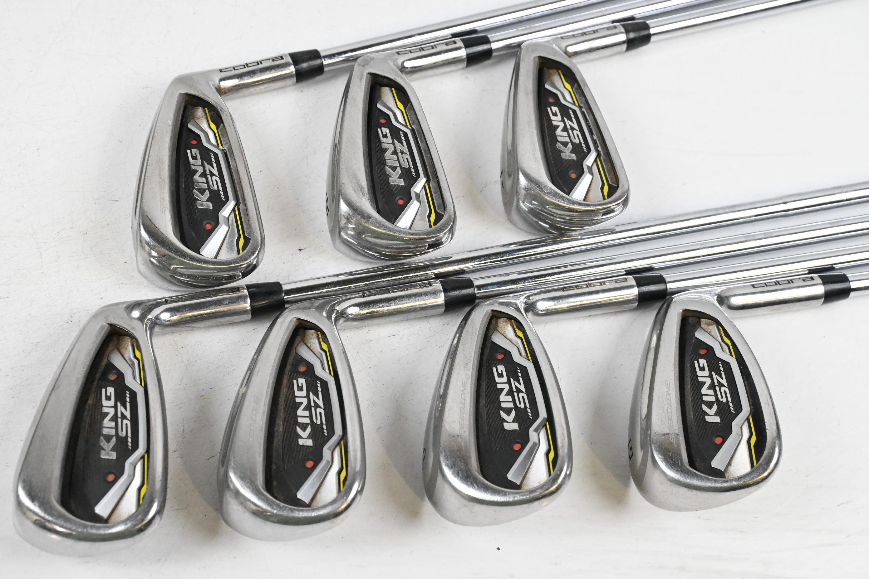 Cobra King Speedzone Irons / 5-PW+GW / Regular Flex Cobra Shafts