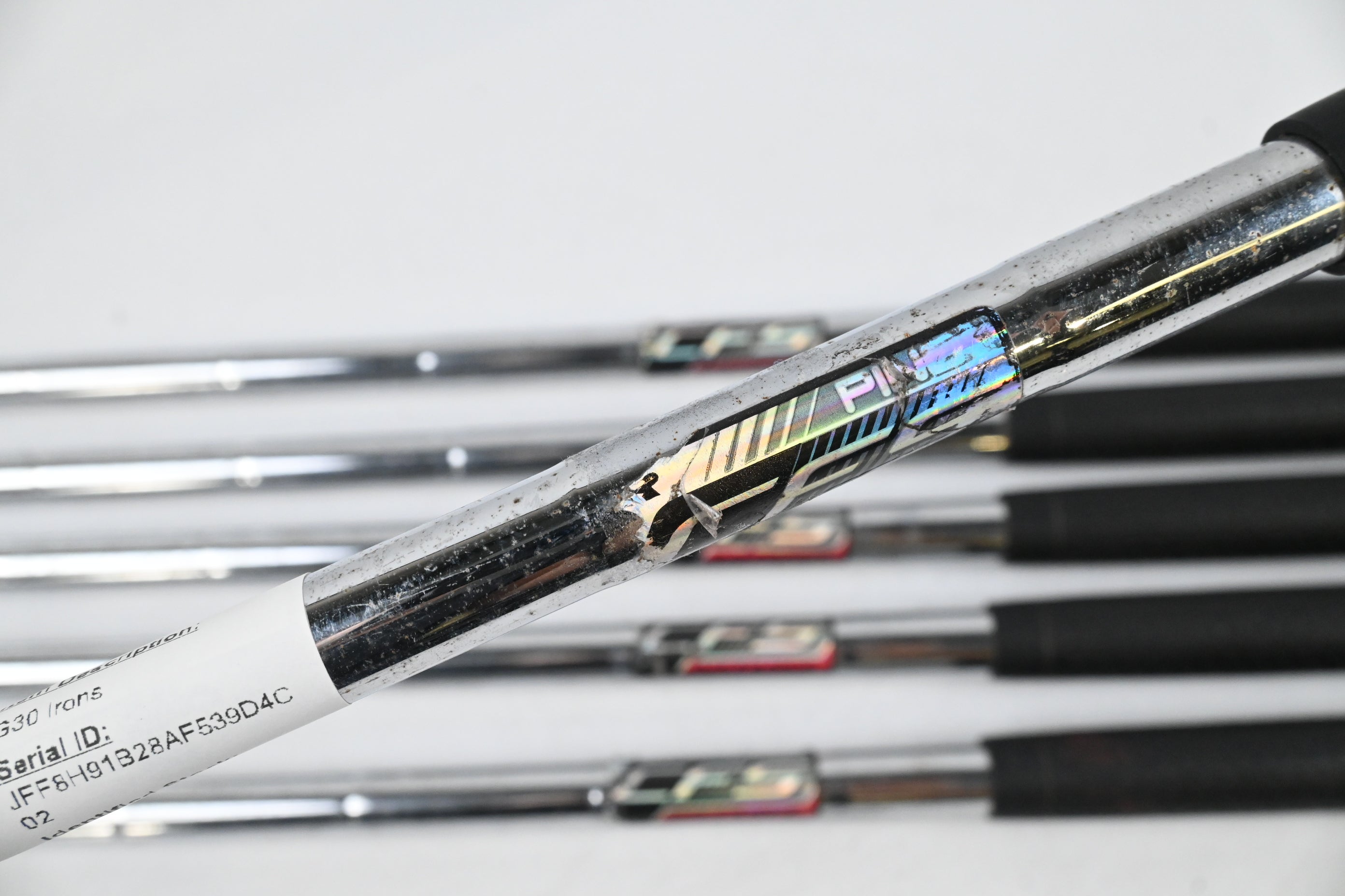 Ping G30 Irons / 5-PW / Black Dot / Regular Flex Ping CFS Distance Shafts