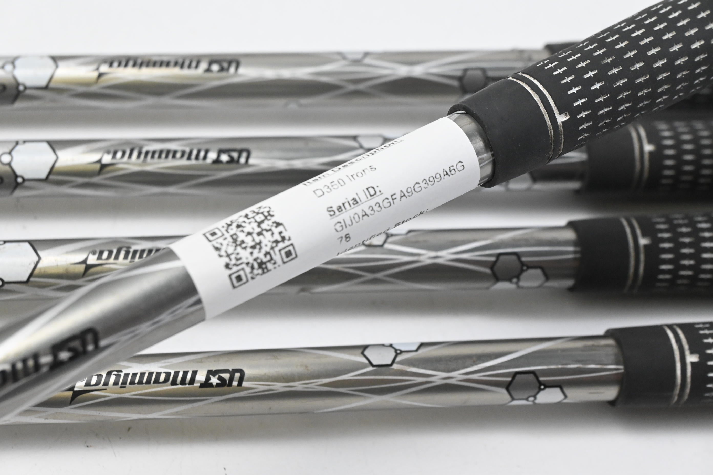 Wilson D350 Irons / 5-9i / Regular Flex UST Mamiya Elements Chrome Shafts