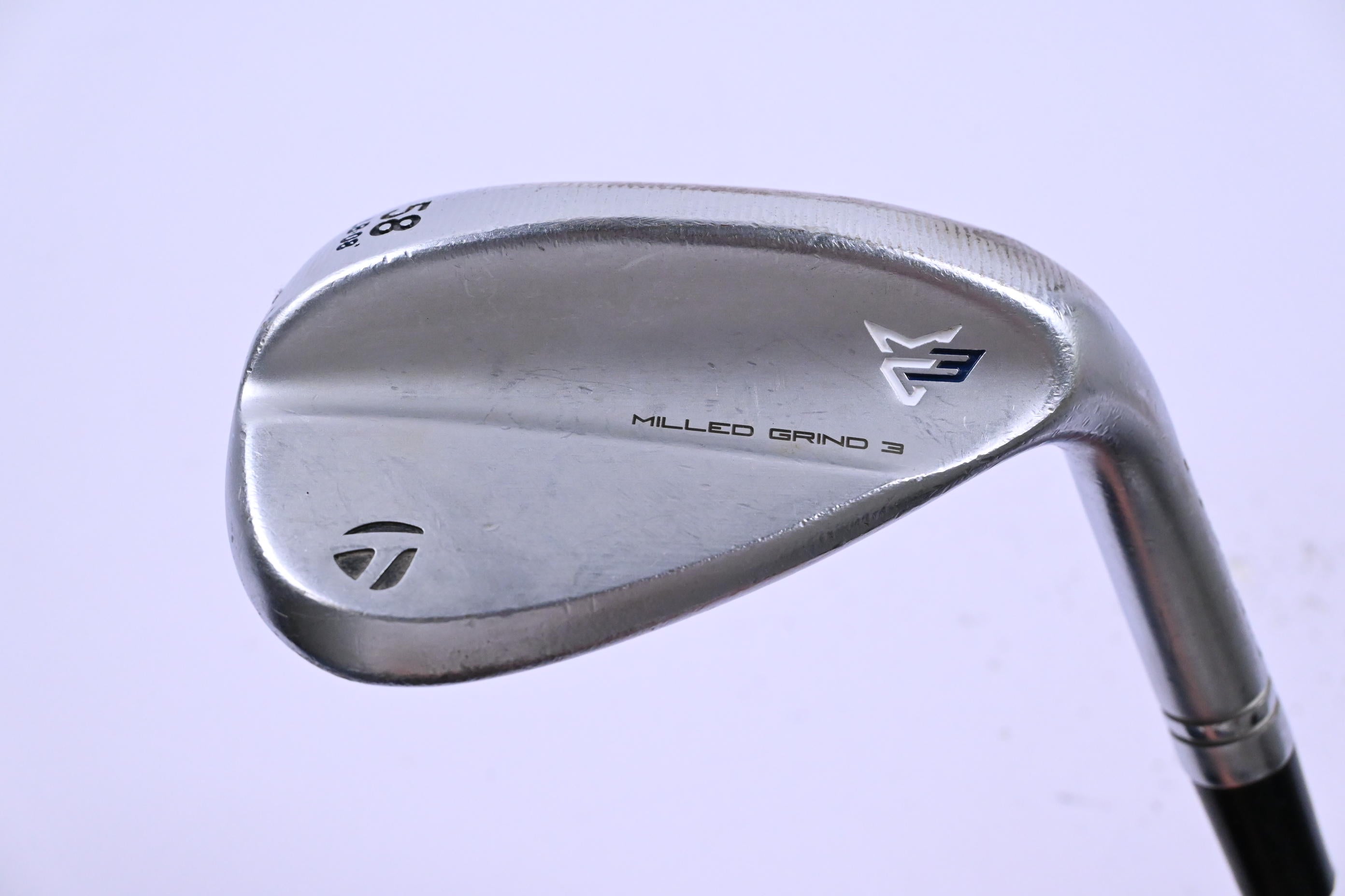 Taylormade Milled Grind 3 Chrome Lob Wedge / 58 Degree / Stiff Flex Dynamic Gold