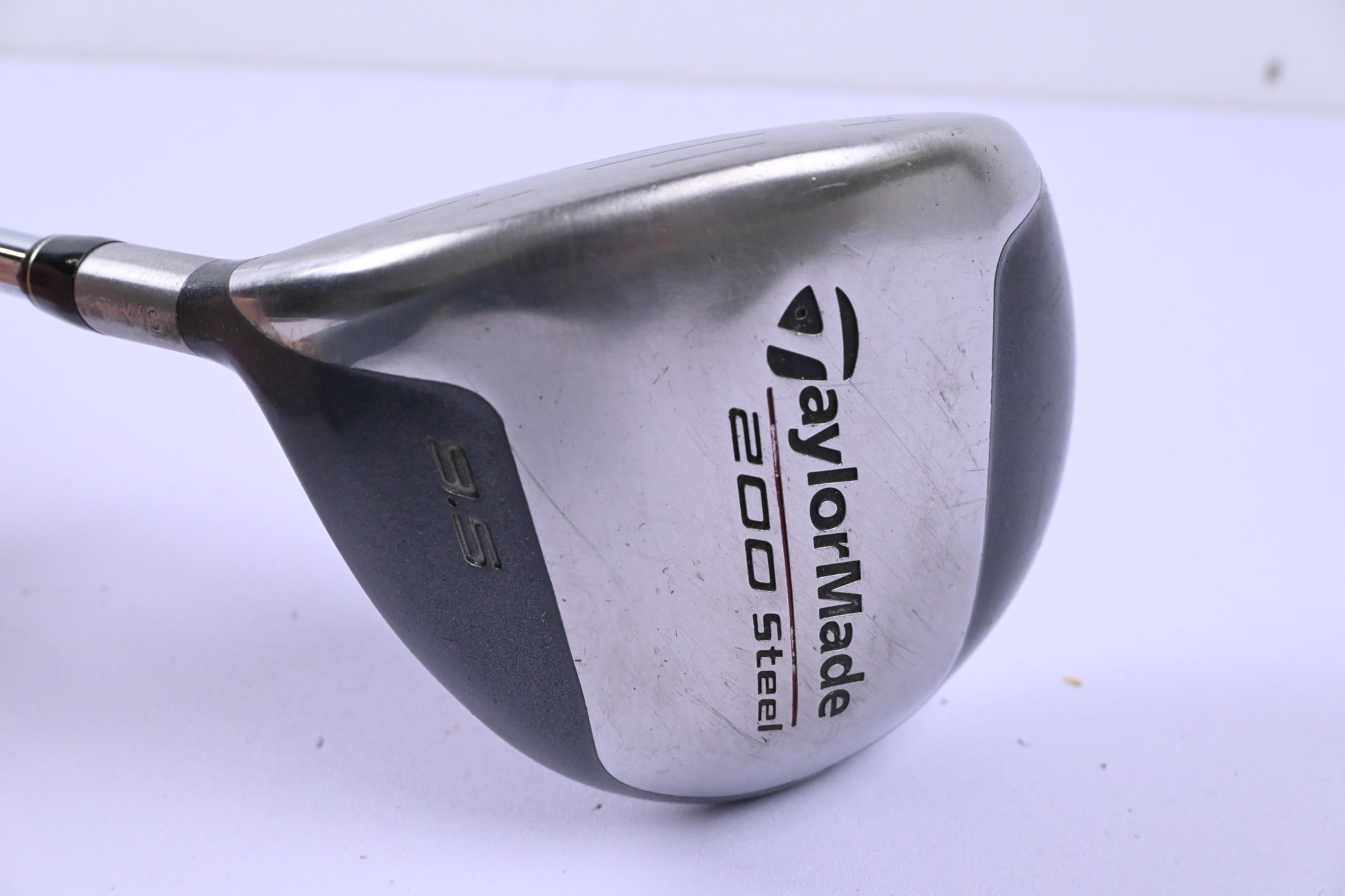 Left Hand Taylormade 200 Steel Driver / 9.5 Degree / Stiff Flex Taylormade S-90 Shaft
