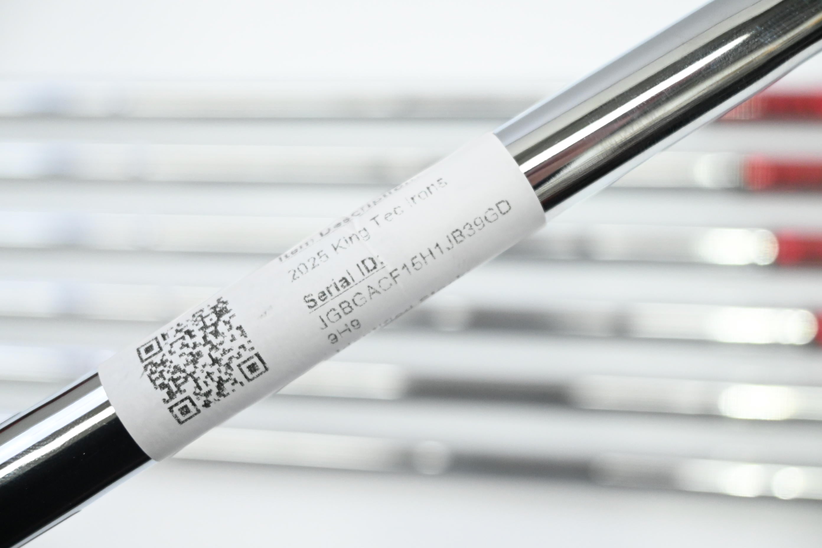 Cobra 2025 King Tec Irons / 4-PW / Stiff Flex KBS $-Taper Lite Shafts
