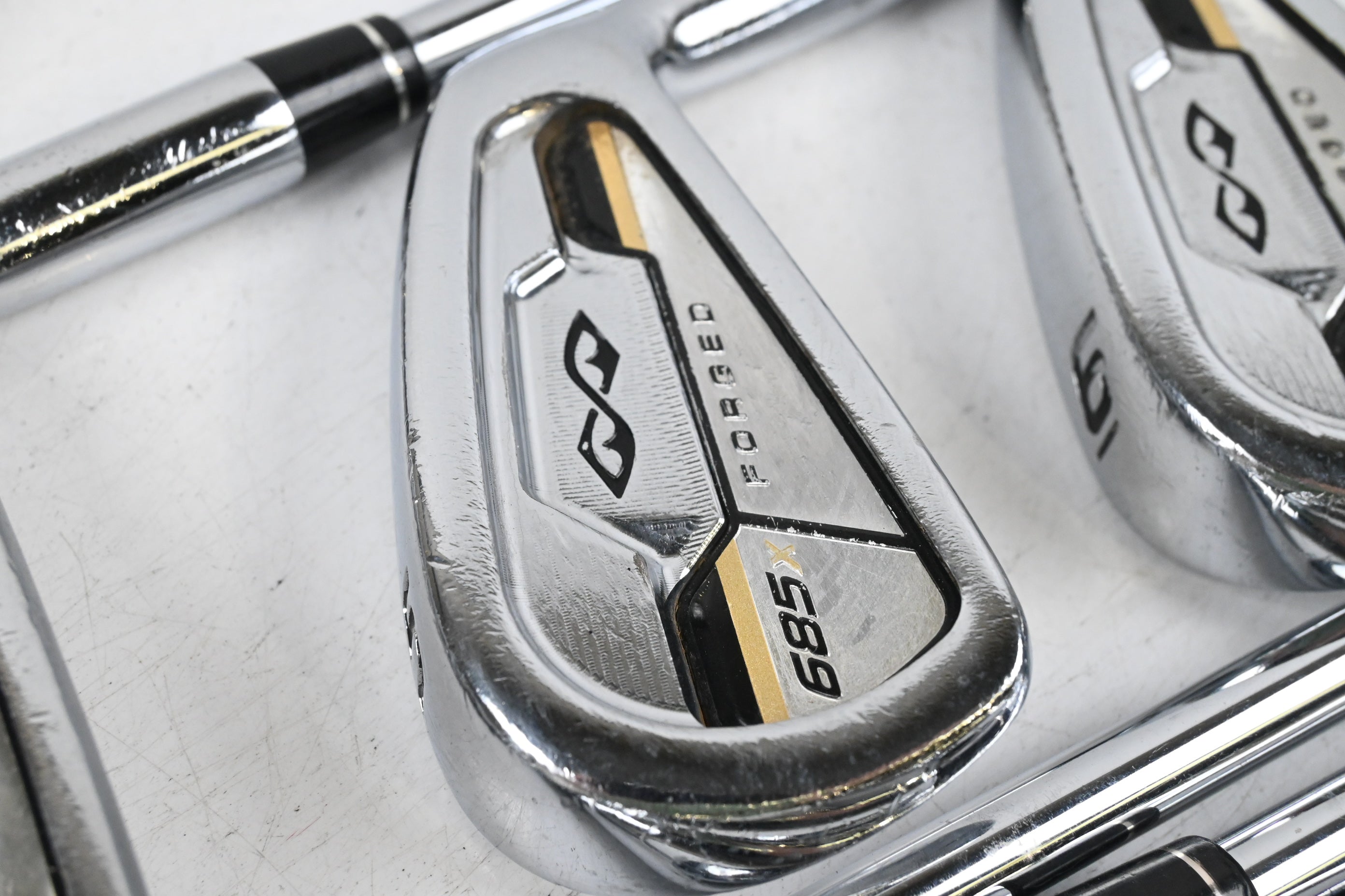 Snake Eyes Forged Irons / 4-PW / Stiff Flex Dynamic Gold S300 Shafts