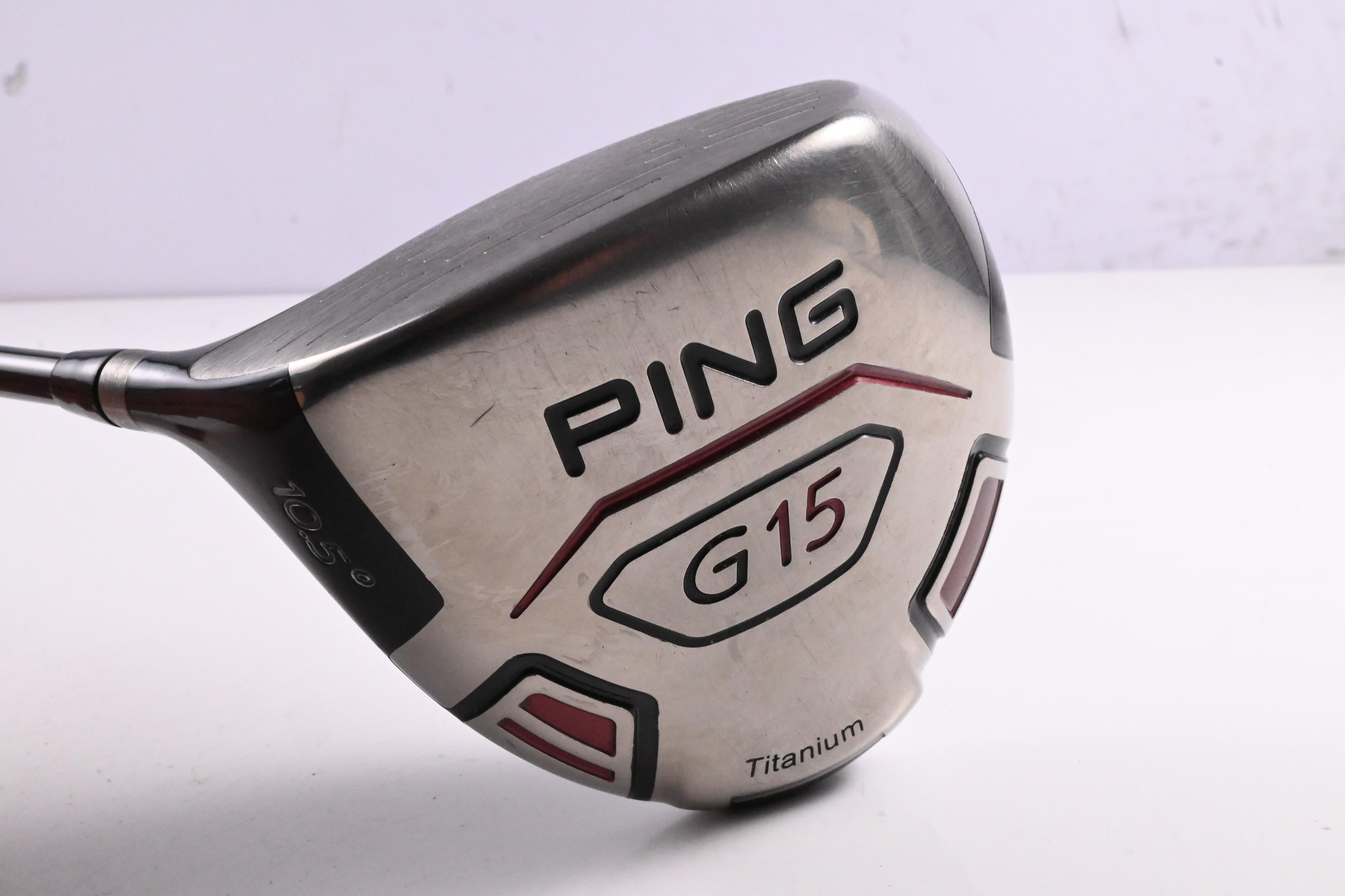 Left Hand Ping G15 Driver / 10.5 Degree / Stiff Flex Aldila Serrano Shaft