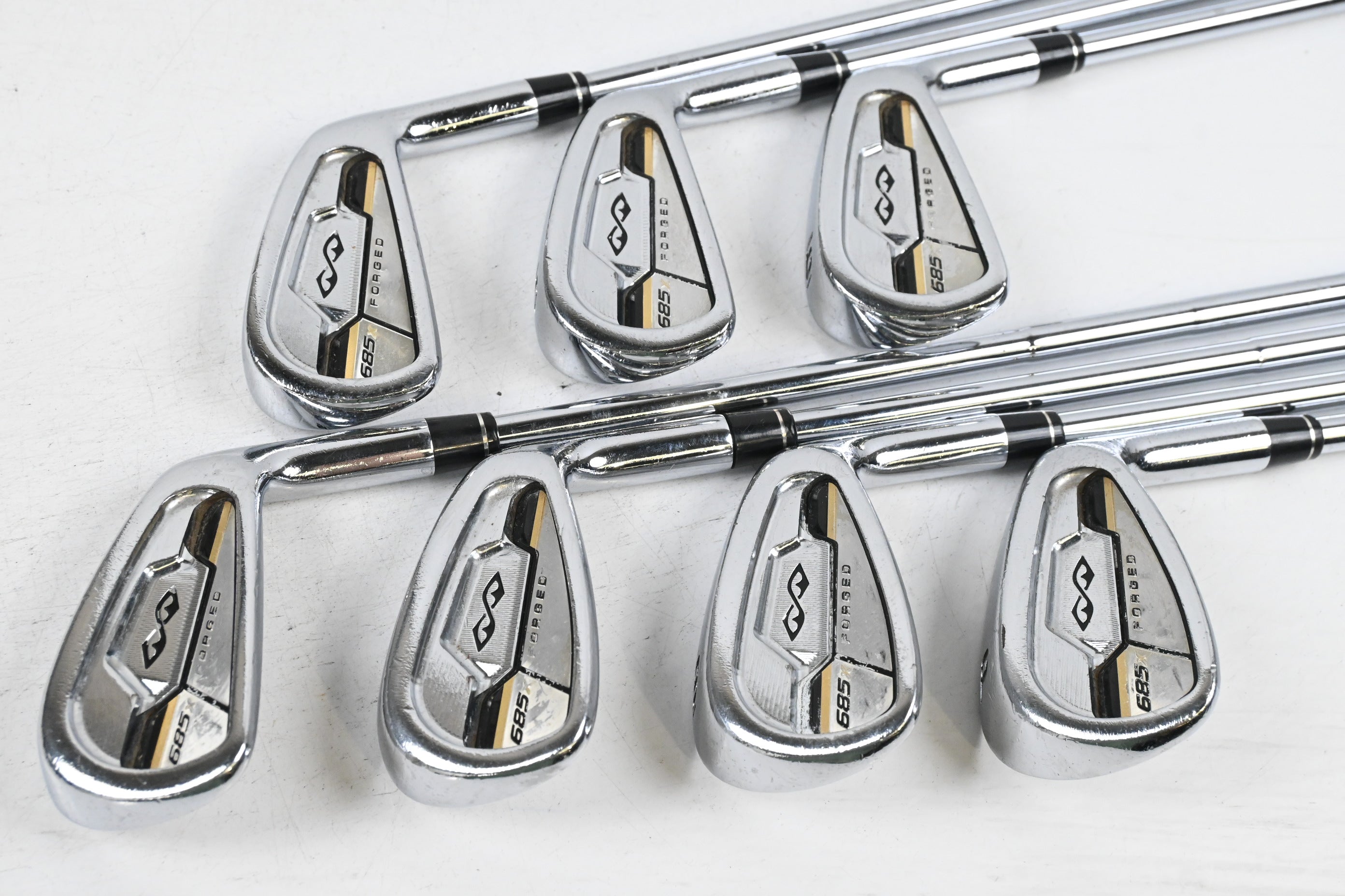 Snake Eyes Forged Irons / 4-PW / Stiff Flex Dynamic Gold S300 Shafts