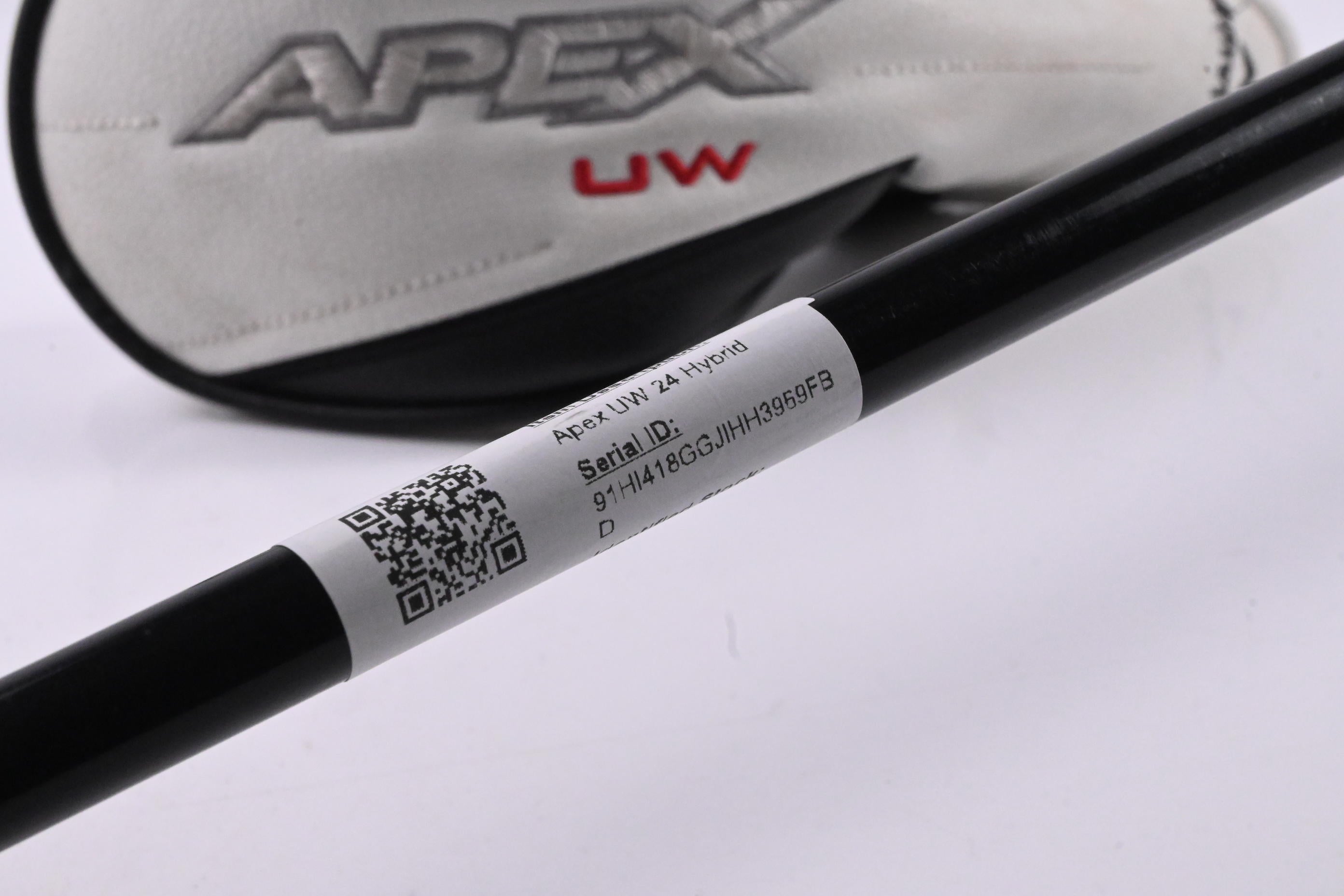Callaway Apex UW 24 #2 Hybrid / 17 Degree / Stiff Flex HZRDUS Smoke RDX Black 70