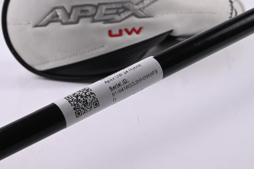 Callaway Apex UW 24 #2 Hybrid / 17 Degree / Stiff Flex HZRDUS Smoke RDX Black 70
