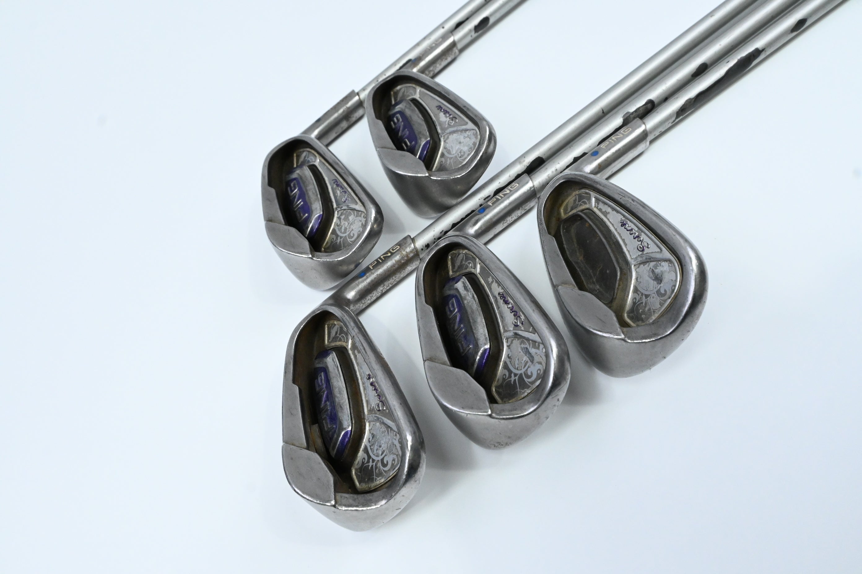 Ladies Ping Serene Irons / 7-PW+SW / Blue Dot / Ladies Flex Ping ULT 210 Shafts