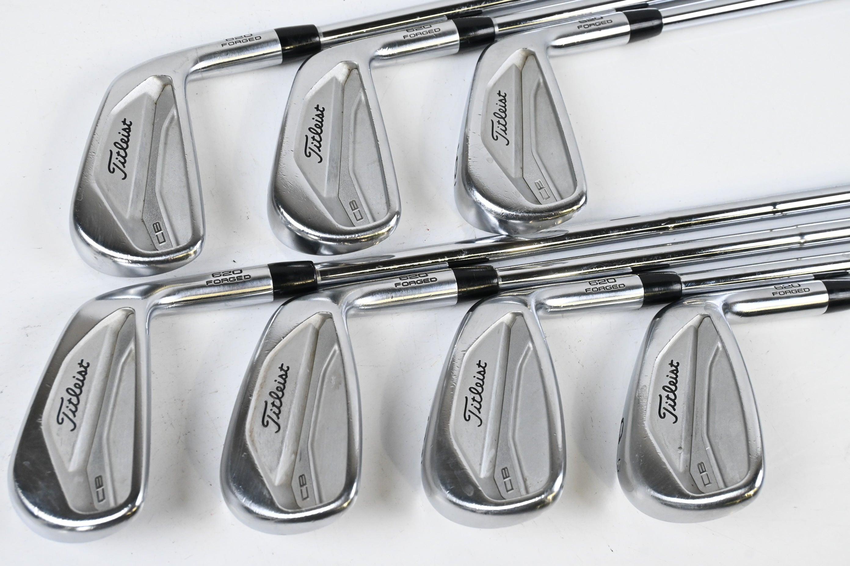 Titleist CB 620 Irons / 4-PW / X-Flex Steel Shafts