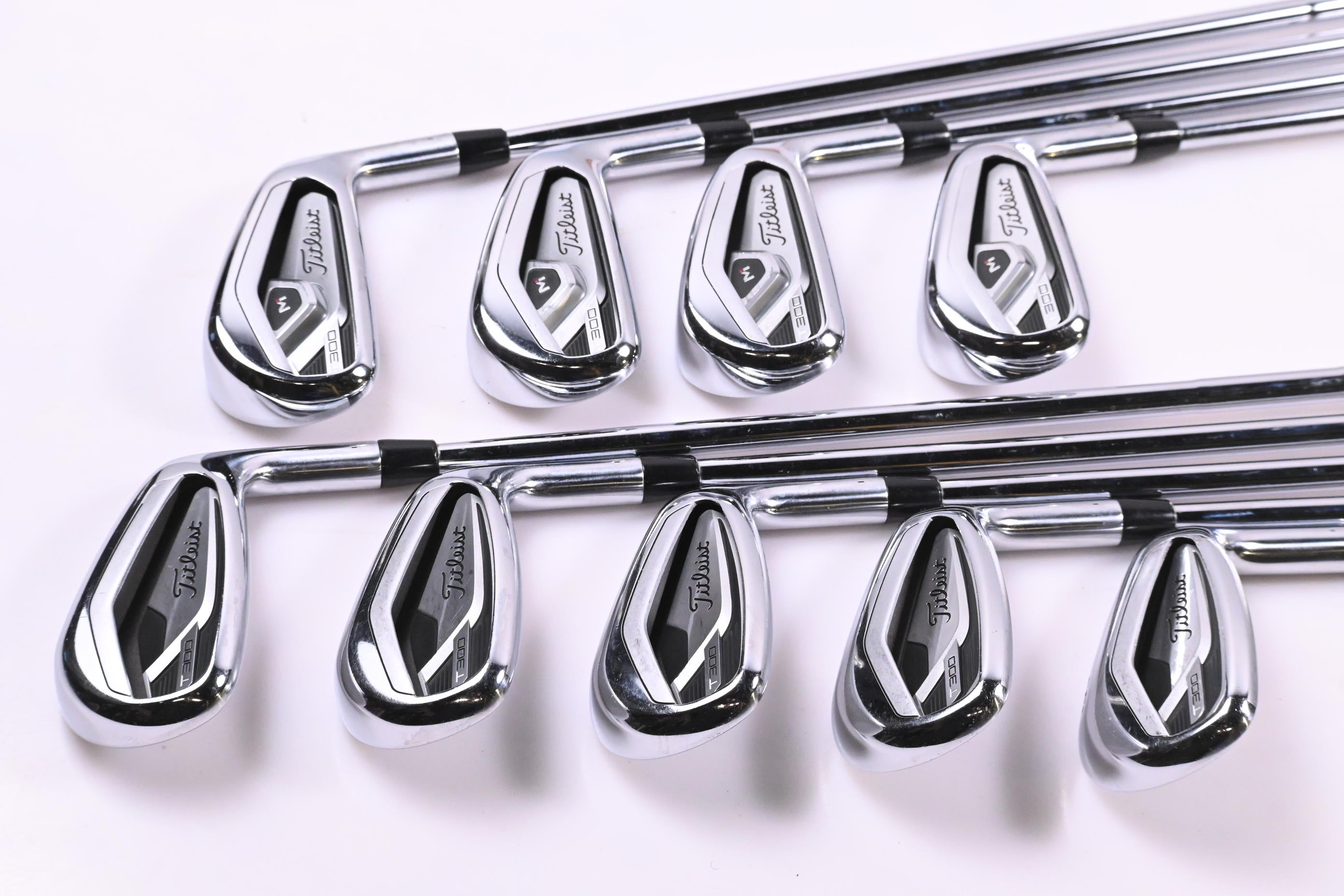 Titleist T300 2021 Irons / 4-PW+48°+53° / Regular Flex AMT Tour White R300