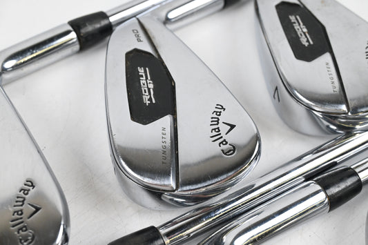 Callaway Rogue ST Pro Irons / 5-PW / Stiff Flex Project X LZ 120 Shafts