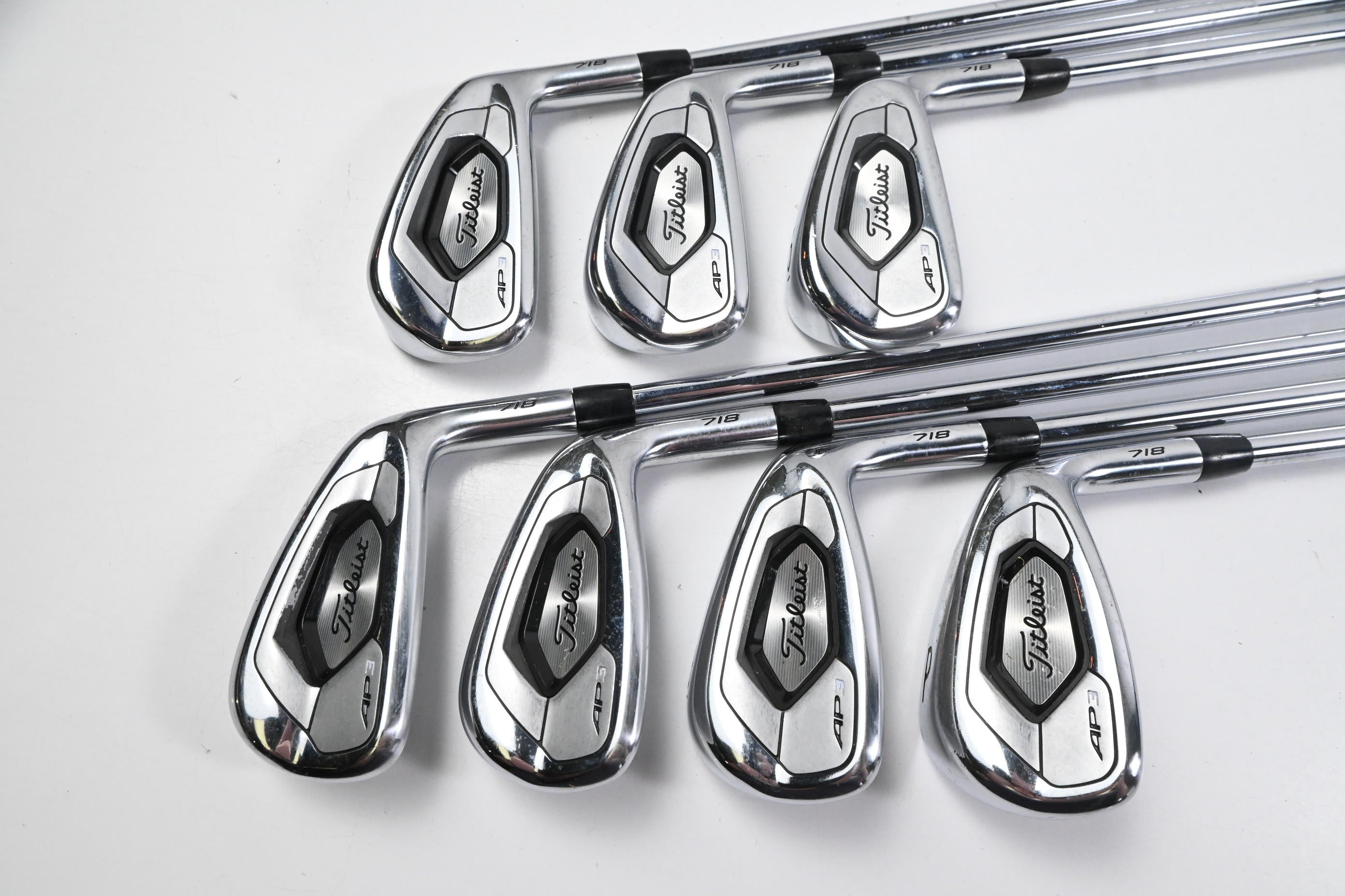 Titleist 718 AP3 Irons / 4-PW / Stiff Flex AMT S300 Black Shafts