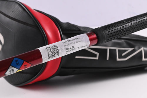 Taylormade Stealth Plus Driver / 10.5 Degree / Stiff Flex HZRDUS RDX Smoke Red