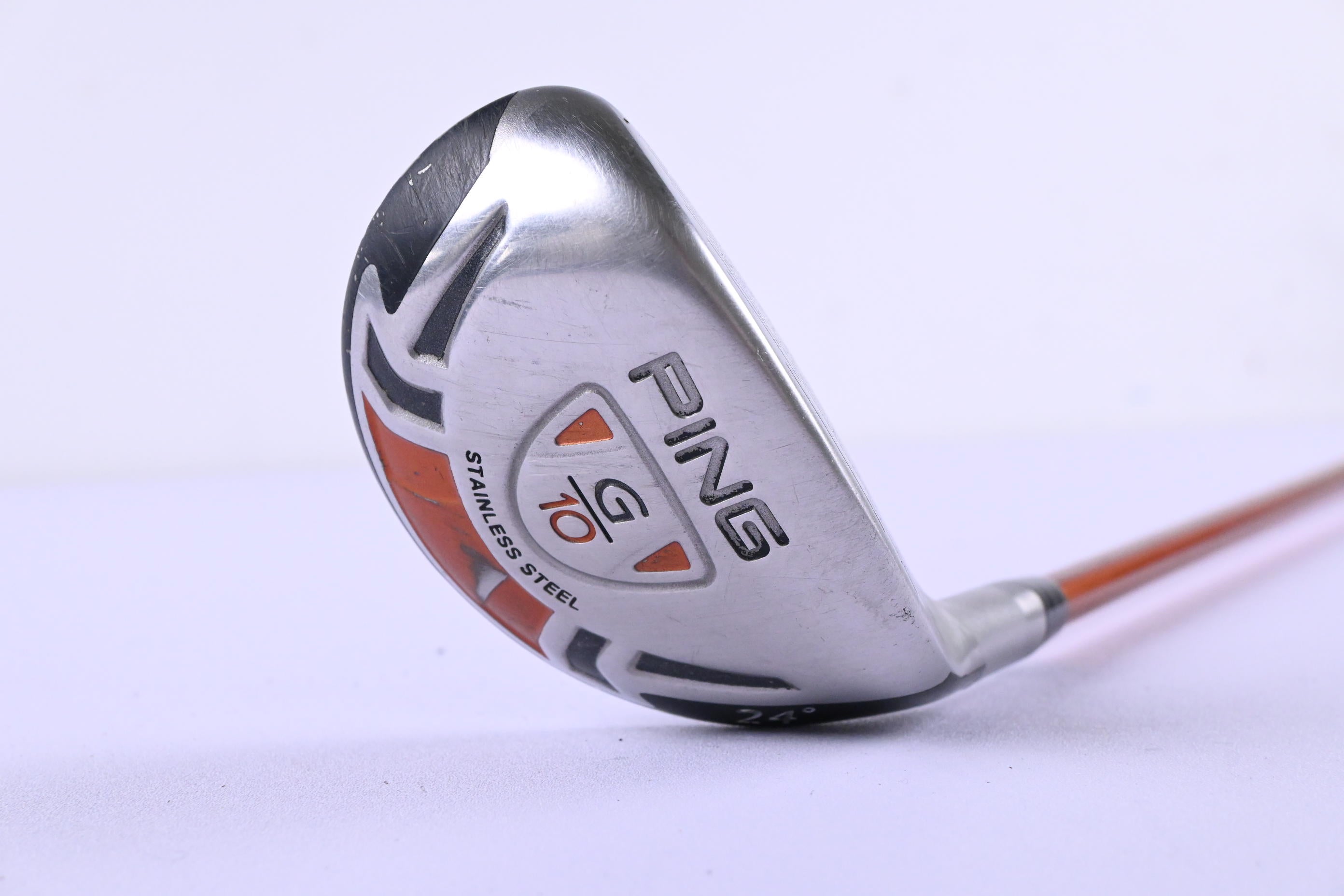 Ping G10 #4 Hybrid / 24 Degree / Stiff Flex Ping TFC 129 Shaft