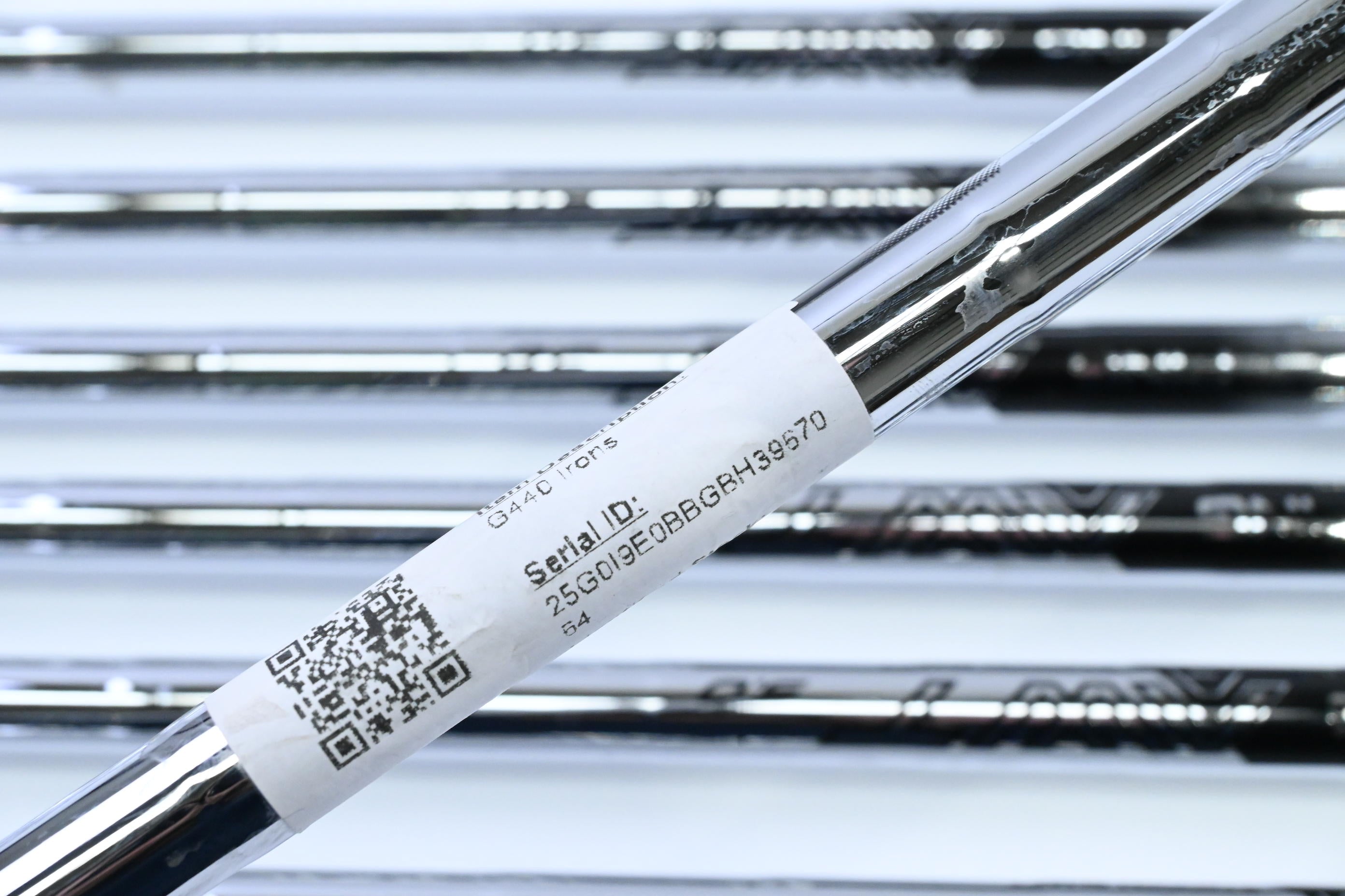 Ping G440 Irons / 6-PW+UW+GW / Red Dot / Regular Flex Ping AWT 3.0 Shafts