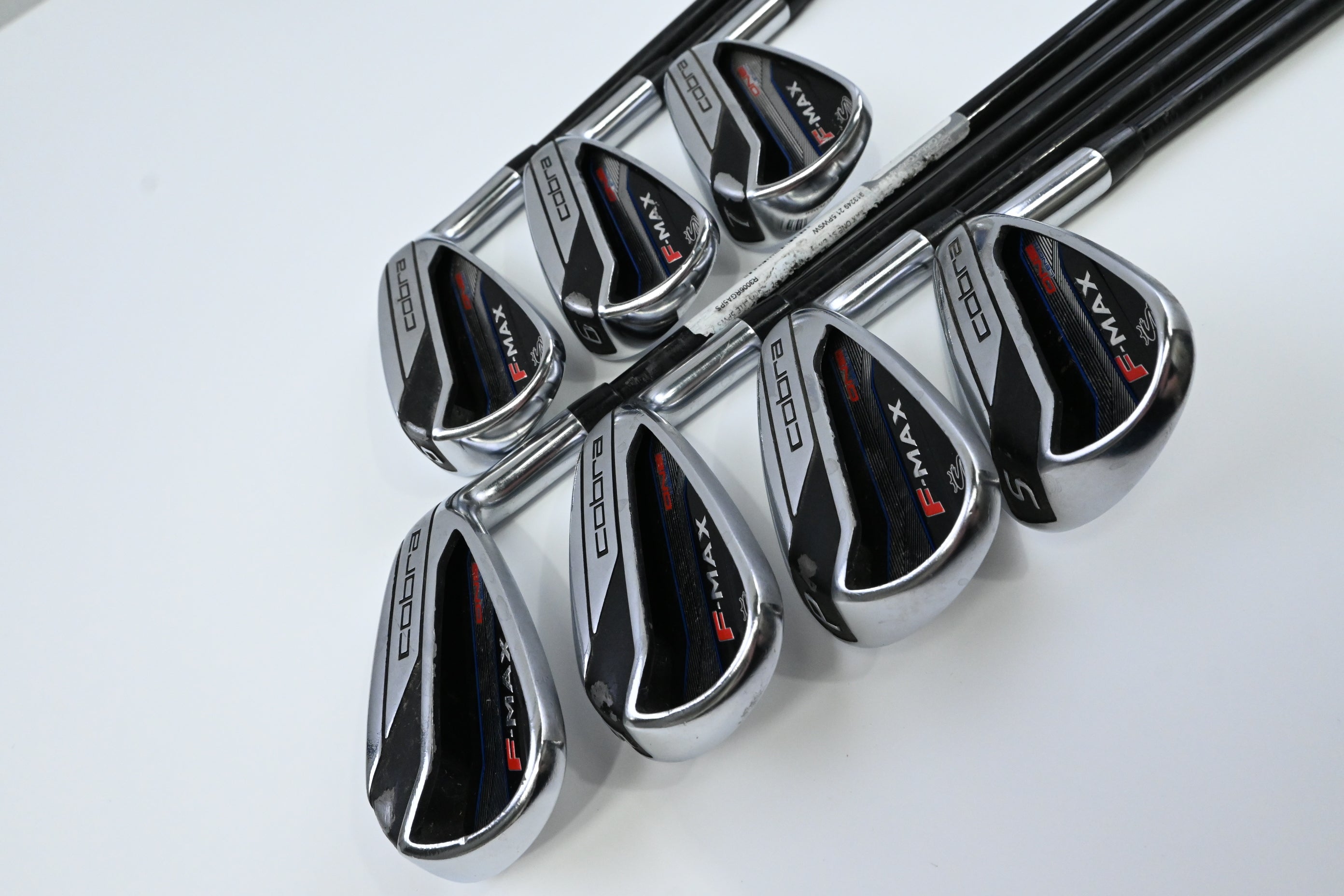 Cobra F-Max Irons / 5-PW+SW / Senior Flex Cobra SuperLite 55 Shafts