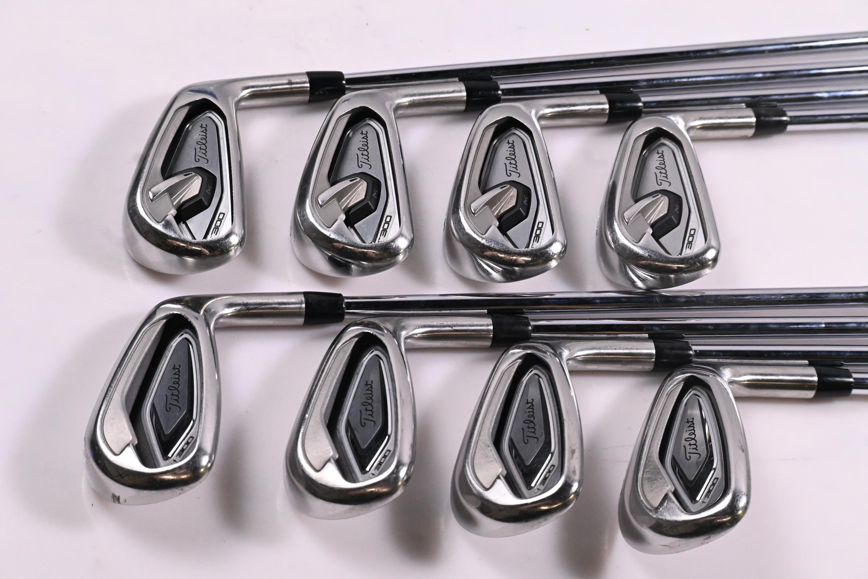 Titleist T300 2019 Irons / 4-PW+48° / Regular Flex AMT Tour White R300 Shafts