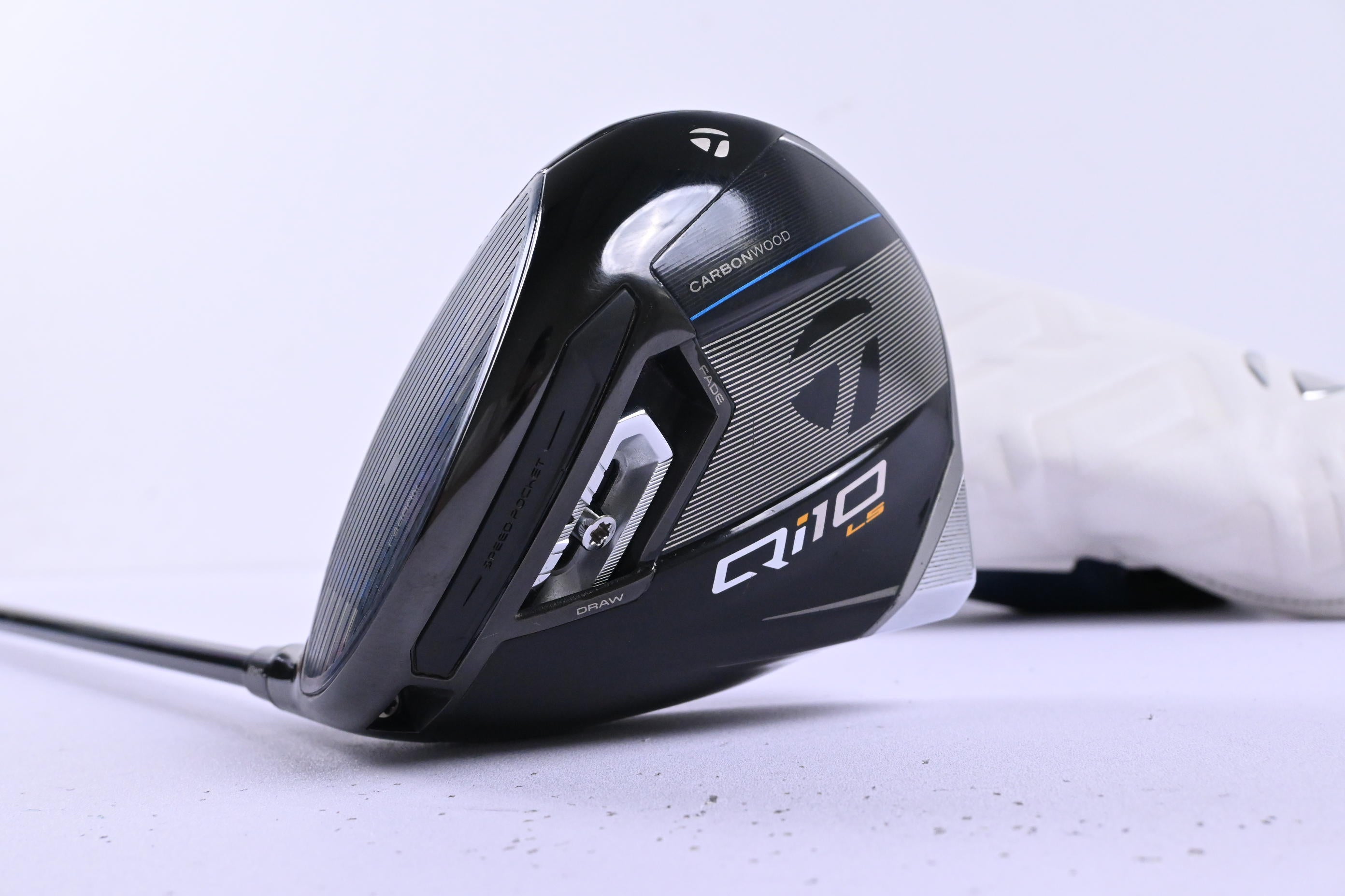 Left Hand Taylormade Qi10 LS Driver / 10.5 Degree / Stiff Flex Kai'li Blue Waves