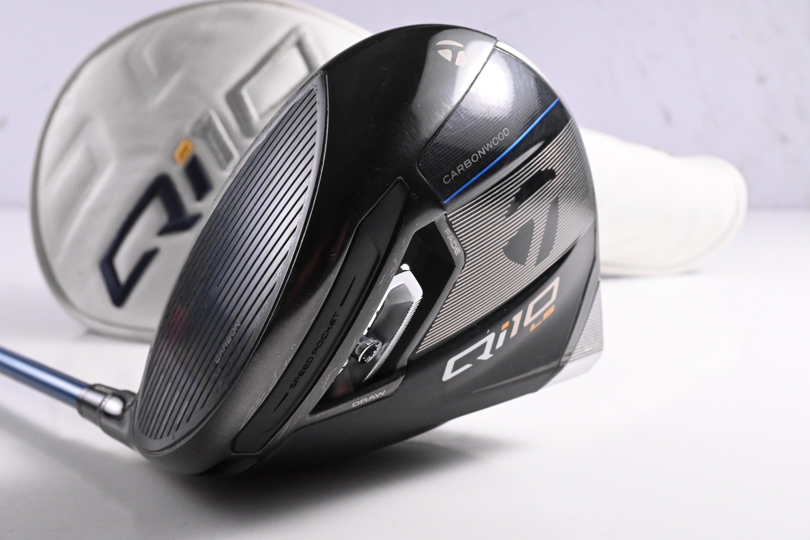 Left Hand Taylormade Qi10 LS Driver / 10.5 Degree / Senior Flex Riptide CB 40