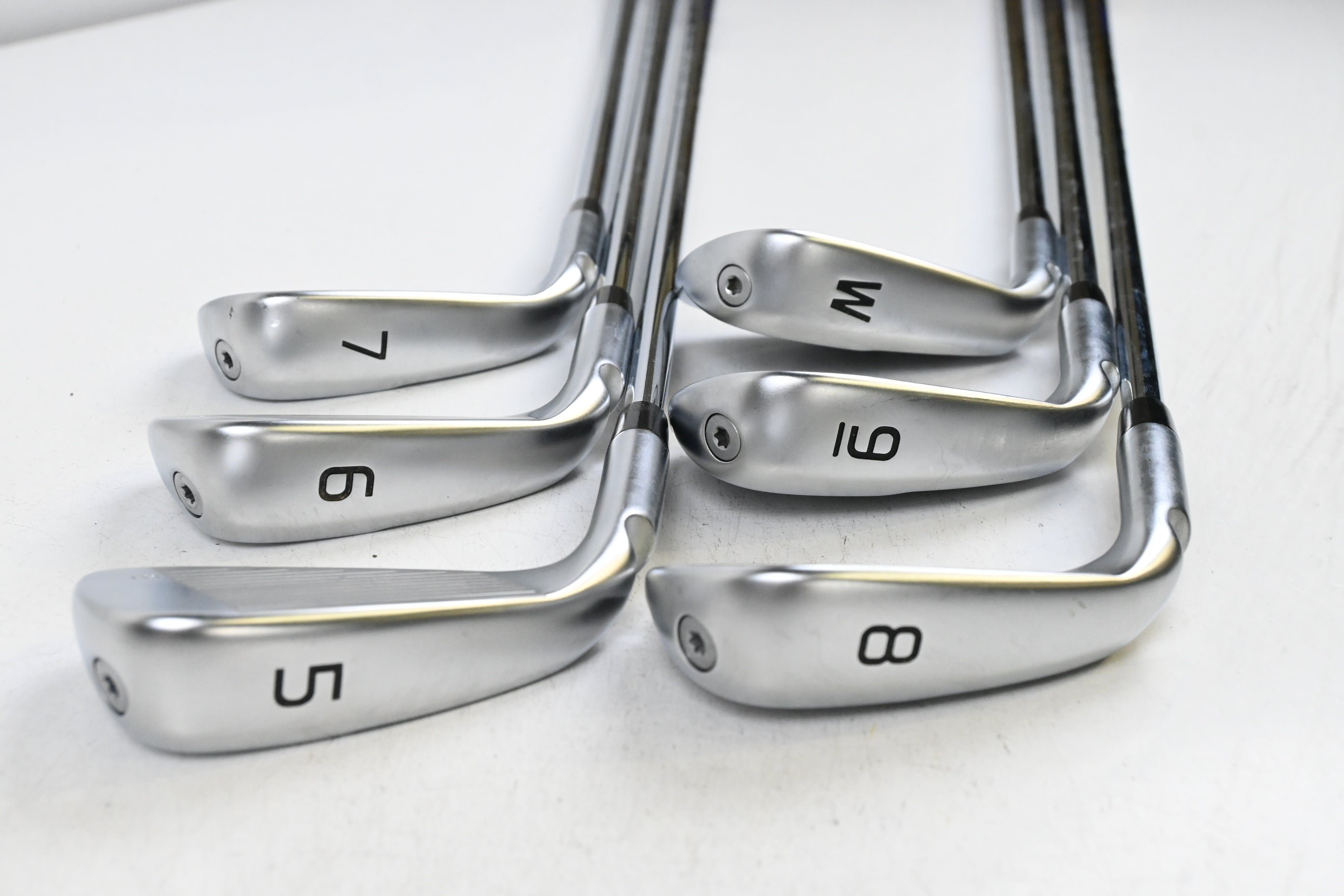 Ping G430 Irons / 5-PW / Brown Dot / Regular Flex Ping AWT 2.0 Shafts