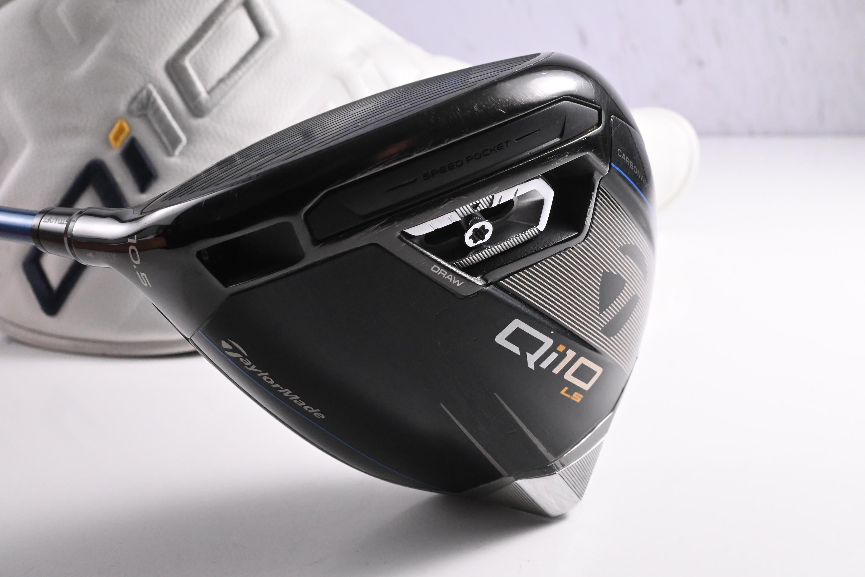 Left Hand Taylormade Qi10 LS Driver / 10.5 Degree / Senior Flex Riptide CB 40