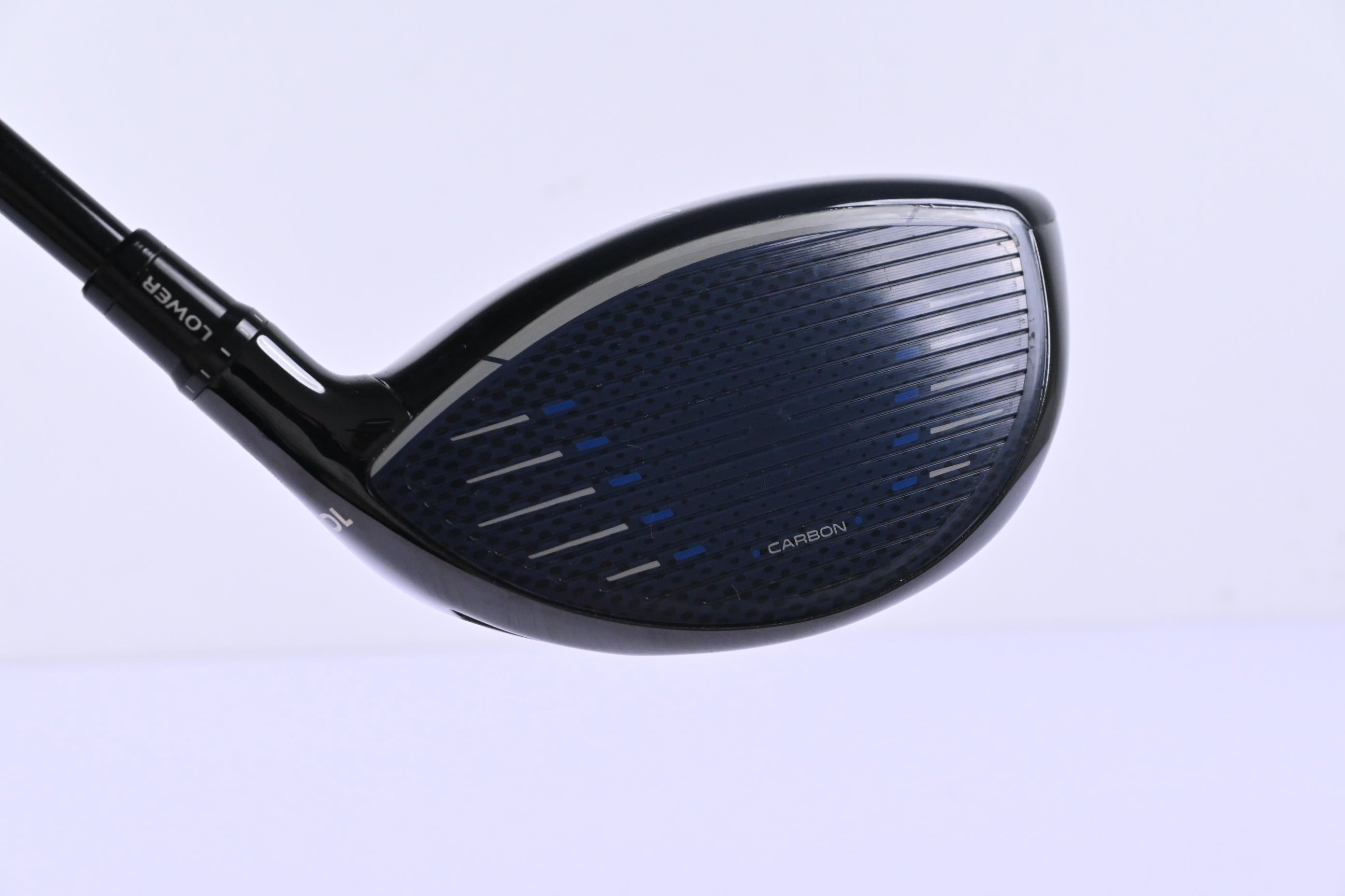 Left Hand Taylormade Qi10 LS Driver / 10.5 Degree / Stiff Flex Kai'li Blue Waves