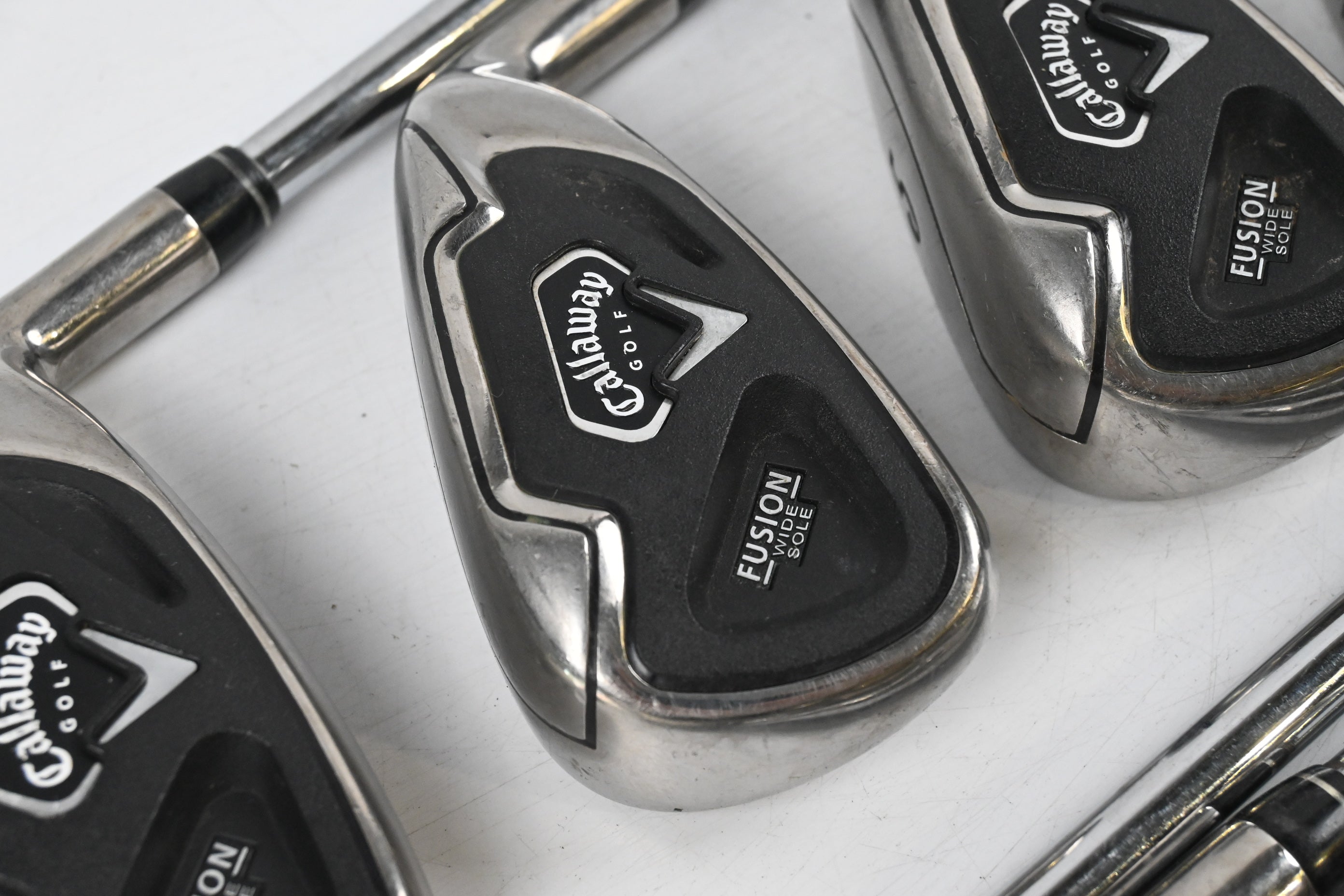 Callaway Fusion Wide Sole Irons / 3-PW+SW / Uniflex N.S.Pro Nippon 990 Shafts