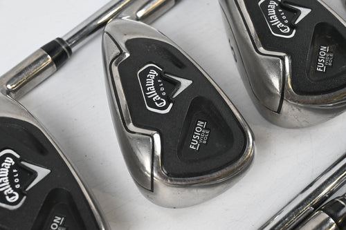 Callaway Fusion Wide Sole Irons / 3-PW+SW / Uniflex N.S.Pro Nippon 990 Shafts