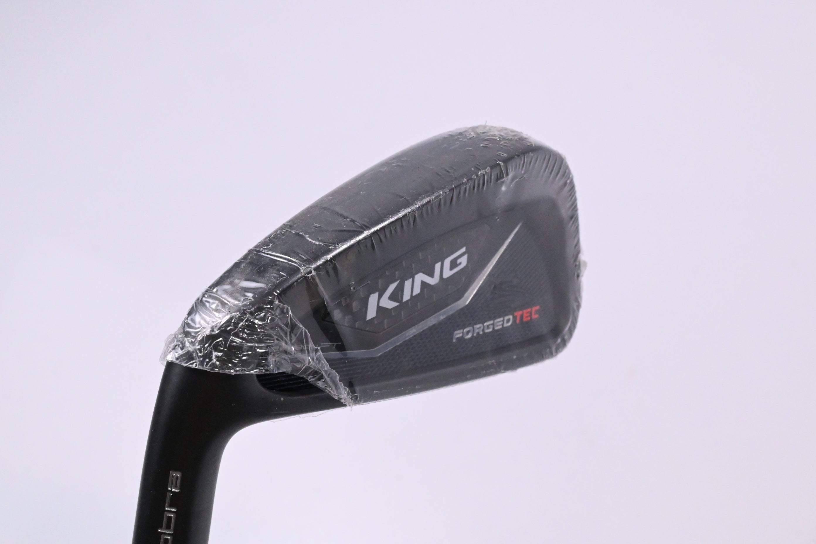 Left Hand Cobra King Forged Tec Black #4 Iron / 21 Degree / Stiff Flex KBS Tour