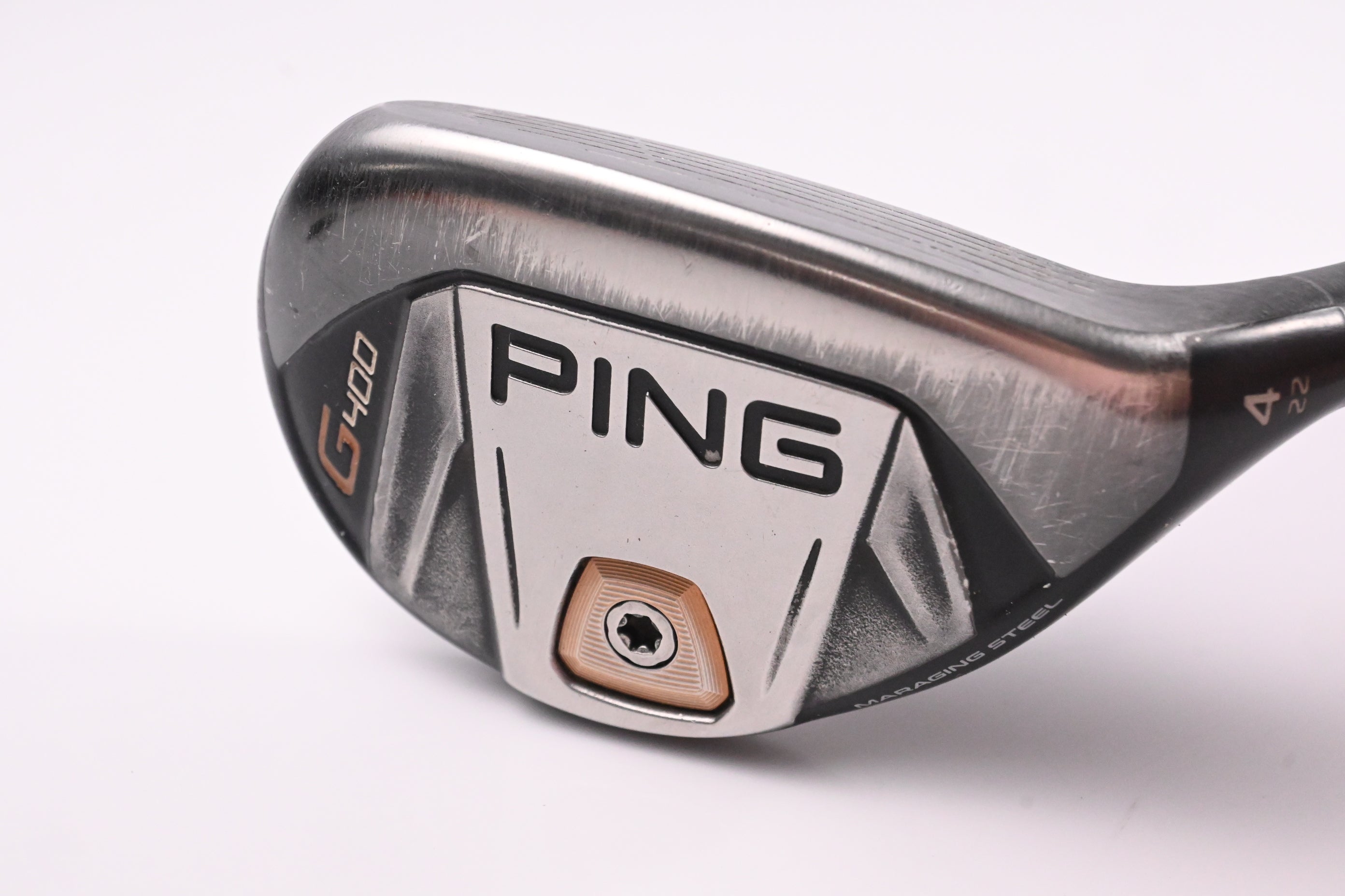 Ping G400 #4 Hybrid / 22 Degree / Regular Flex Ping Alta CB 70 Shaft