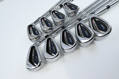 Cobra King F9 Irons / 4-PW+GW+SW / Regular Flex Cobra Shafts