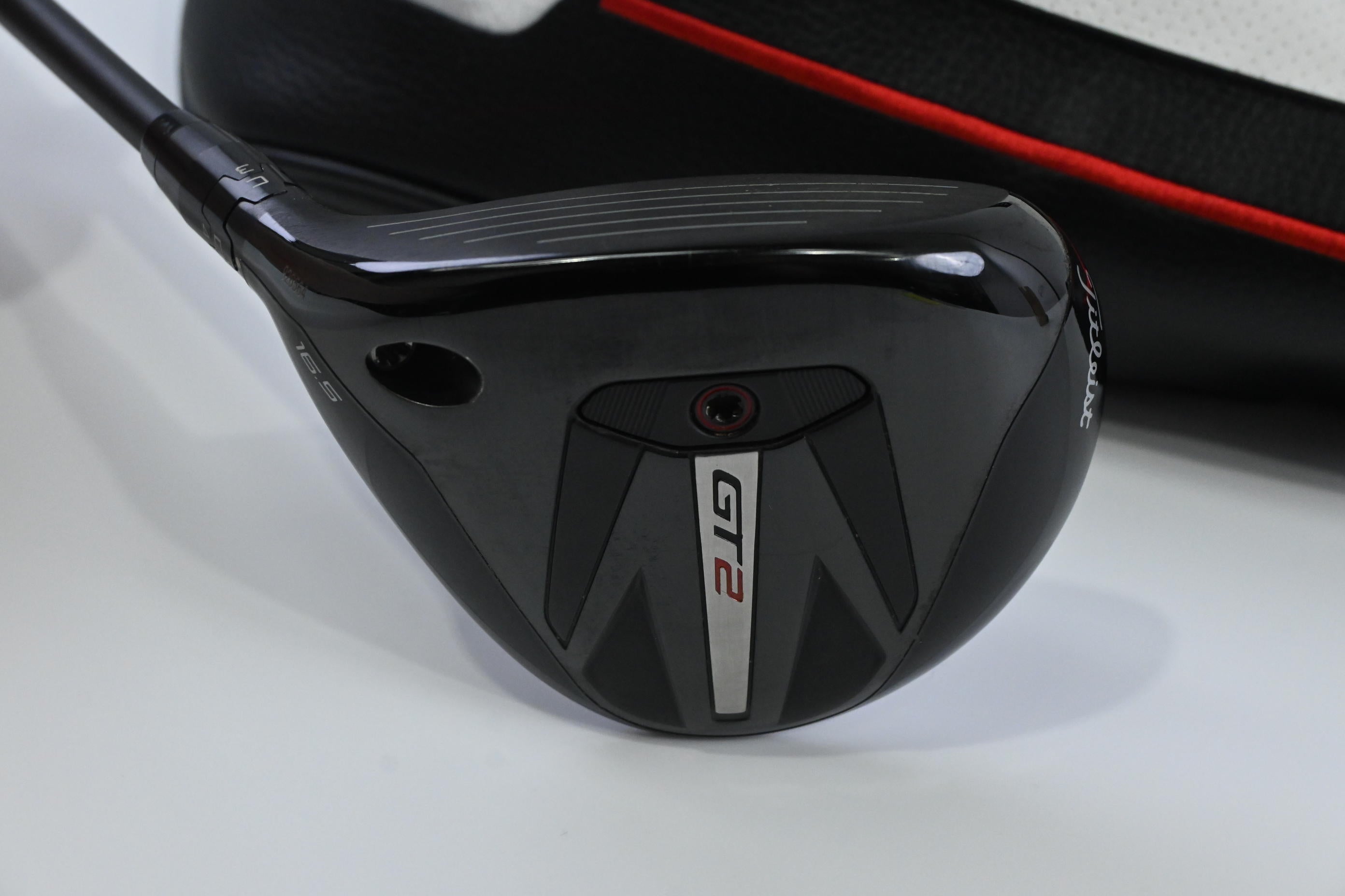 Left Hand Titleist GT2 #3 Wood / 16.5 Degree / Stiff Flex HZRDUS Gen5 Black 70