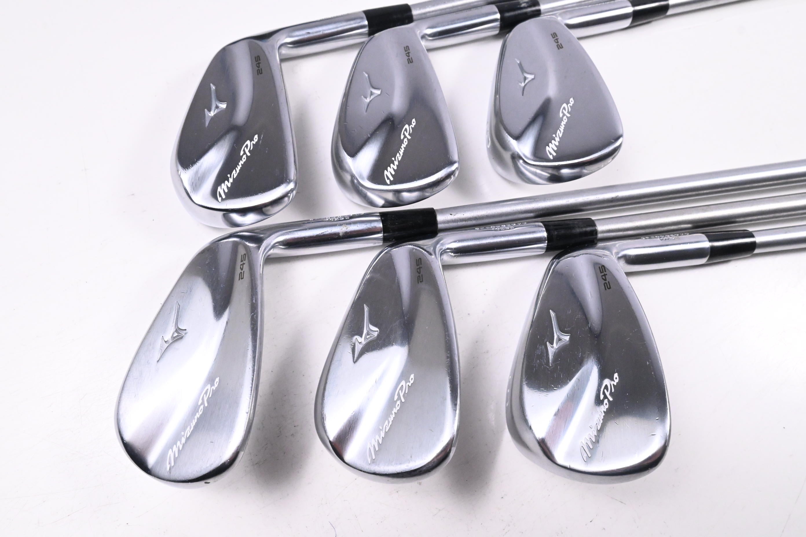 Mizuno Pro 245 Irons / 6-PW+GW / X-Flex KBS Tour C-Taper 130 Shafts