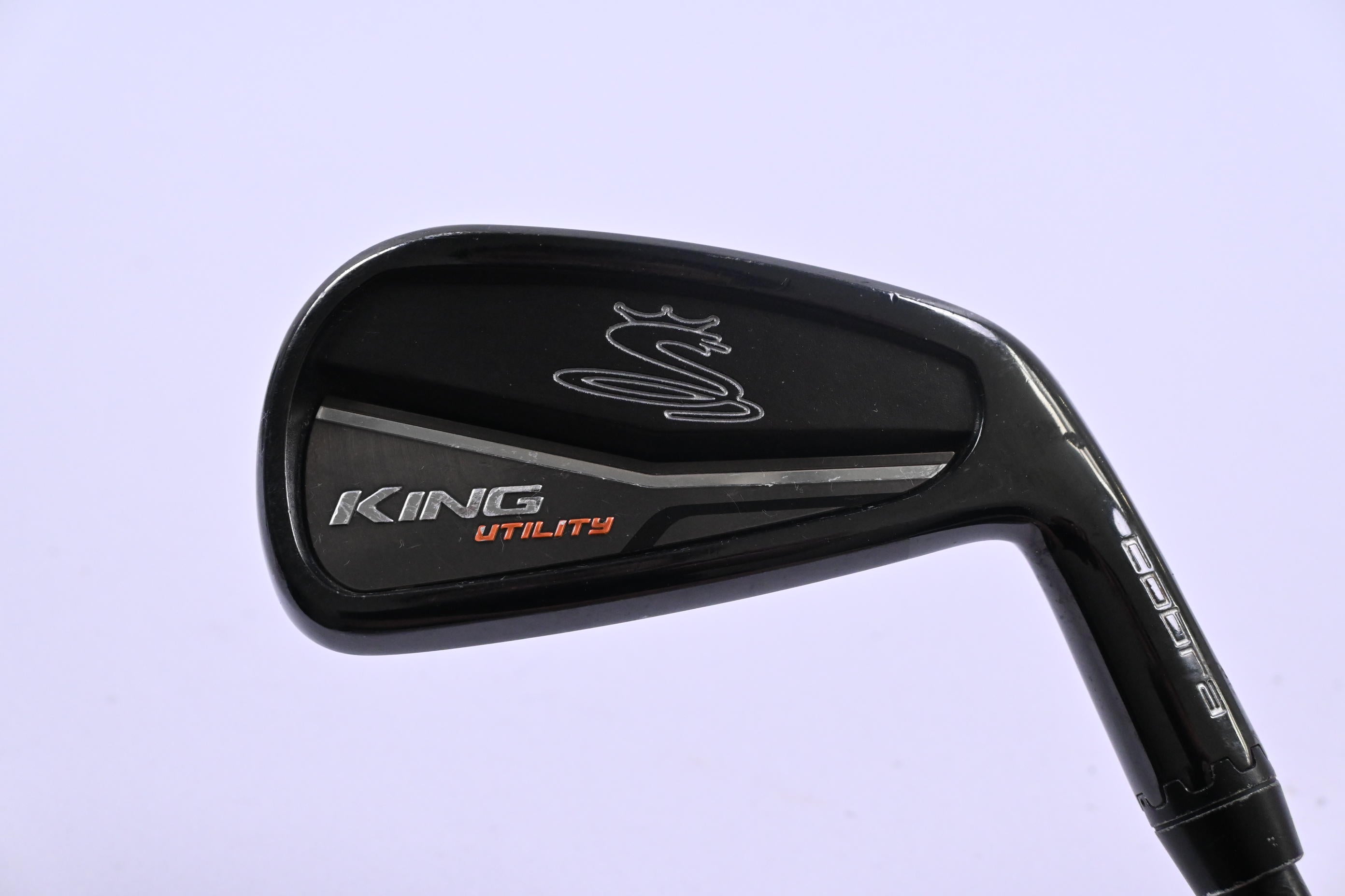 Cobra King Black Utility #3 Iron / 19.5 Degree / Stiff Flex AMT White S300 Shaft