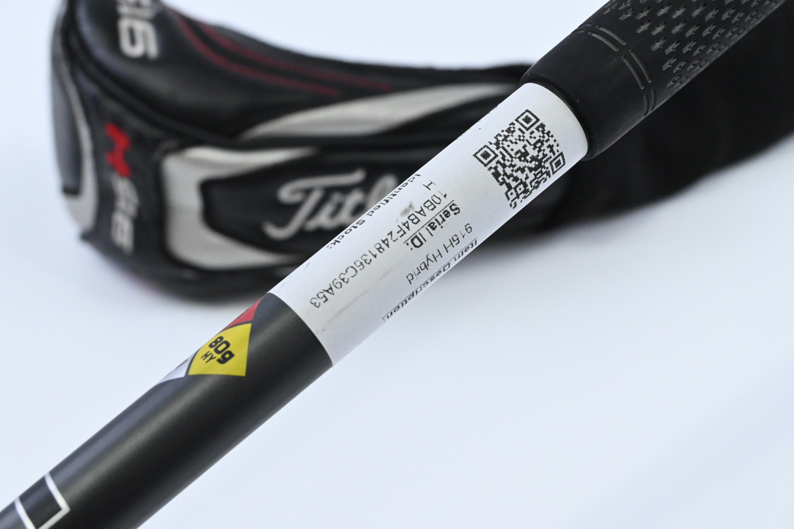 Left Hand Titleist 915H #4 Hybrid / 23 Degree / Regular Flex HZRDUS Smoke Black