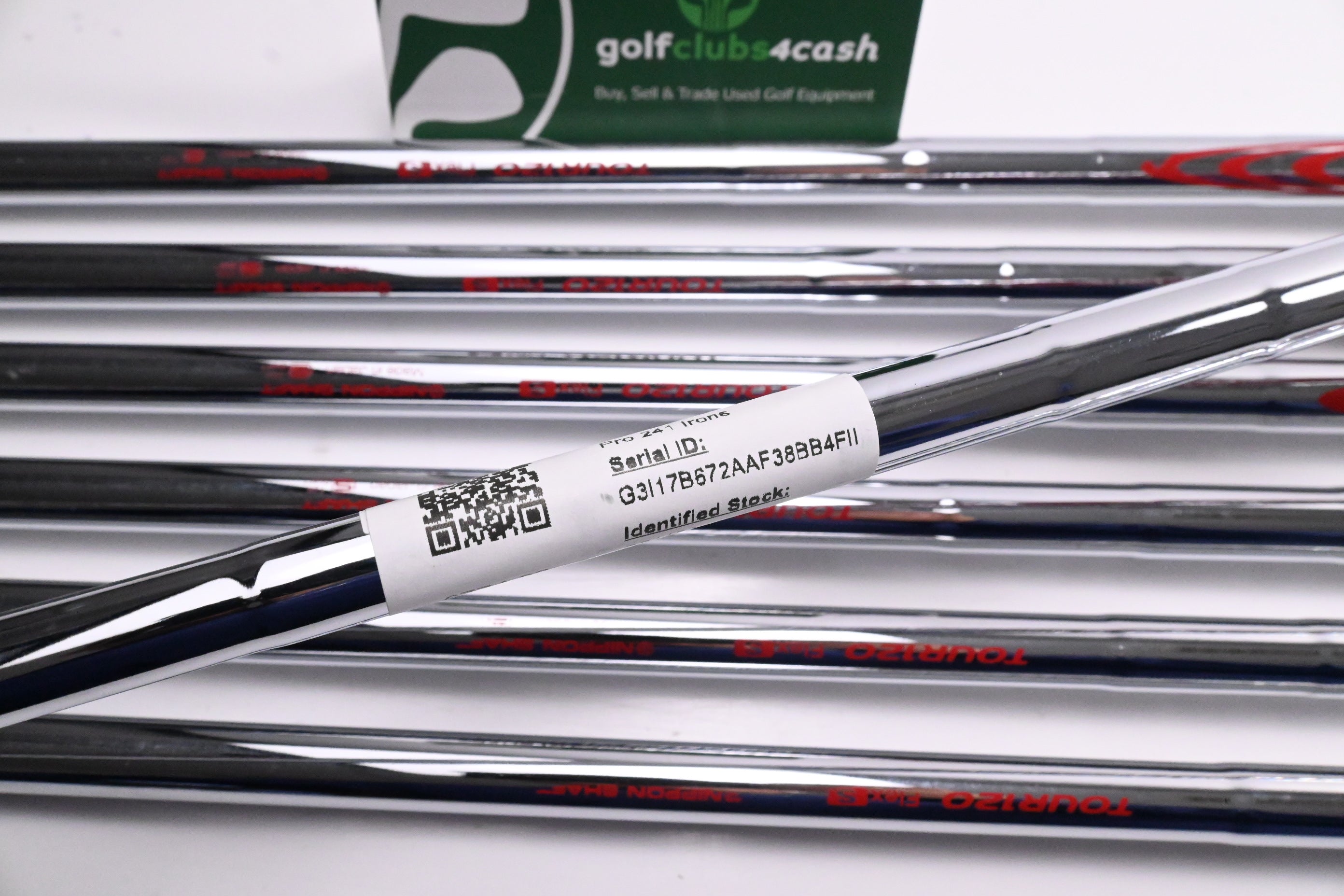 Mizuno Pro 241 Irons / 4-PW / Stiff Flex N.S. Pro Modus 3 Tour 120 Shafts