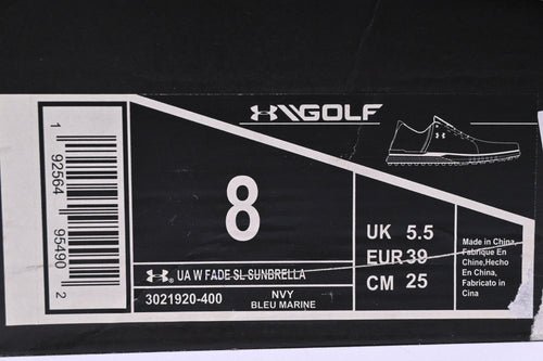 Ladies Under Armour Fade SL Sunbrella / UK Size 5.5 / Navy