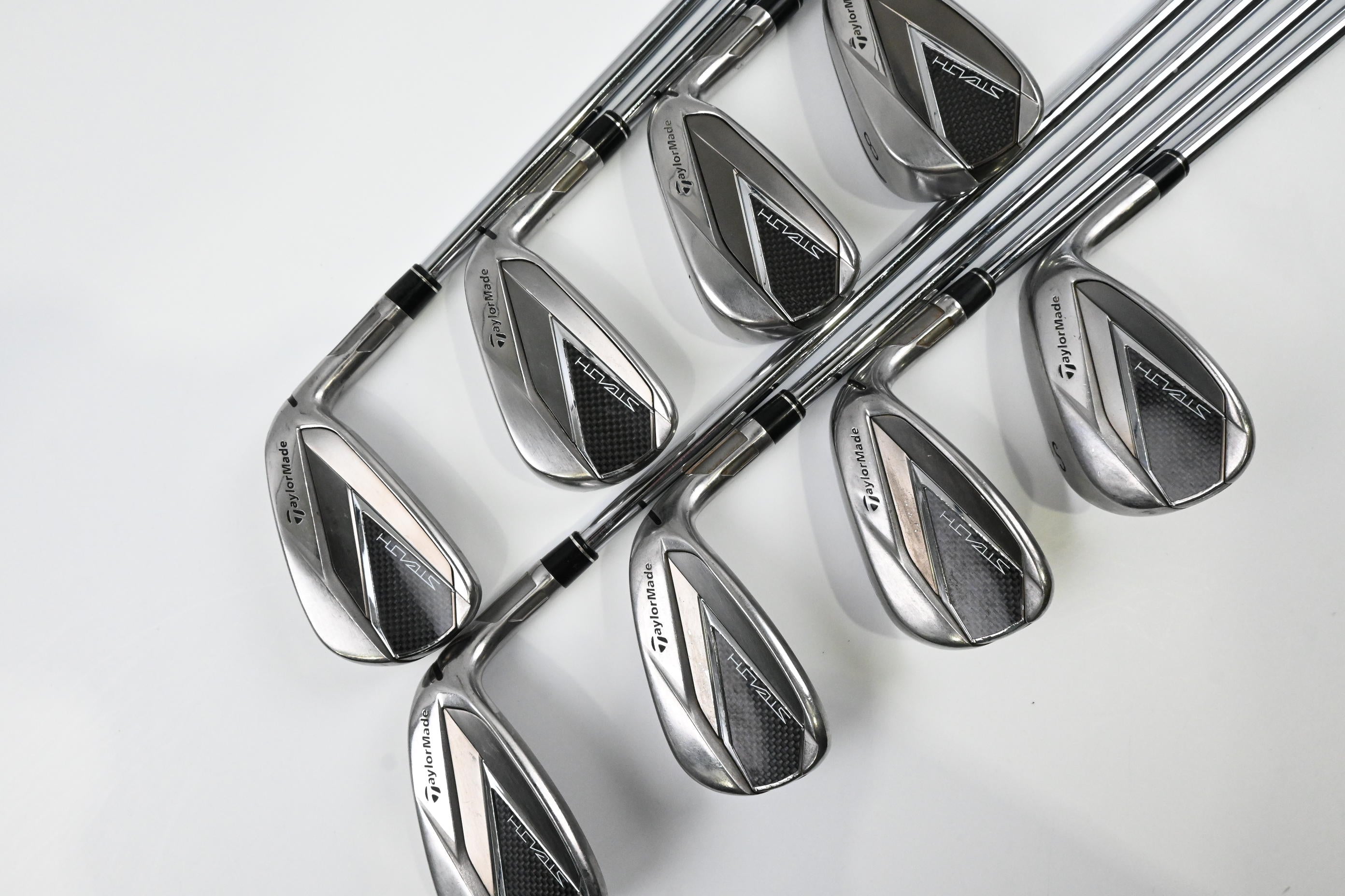 Taylormade Stealth Irons / 5-PW+SW / Stiff Flex KBS MAX MT 85 Shafts