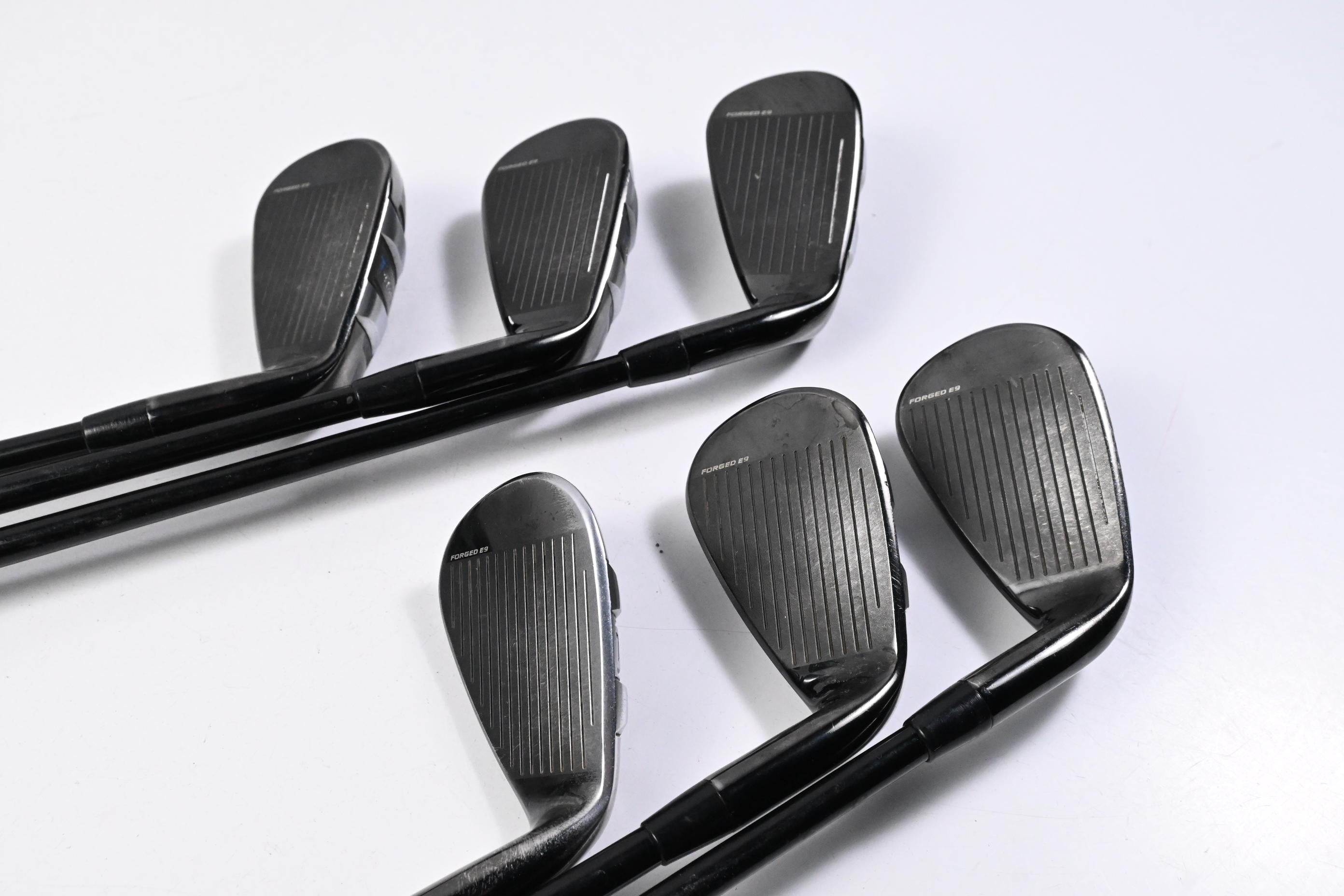 Left Hand Cobra T-Rail Hybrid Combo Irons / 6-PW+SW / Senior Flex Accra iS4