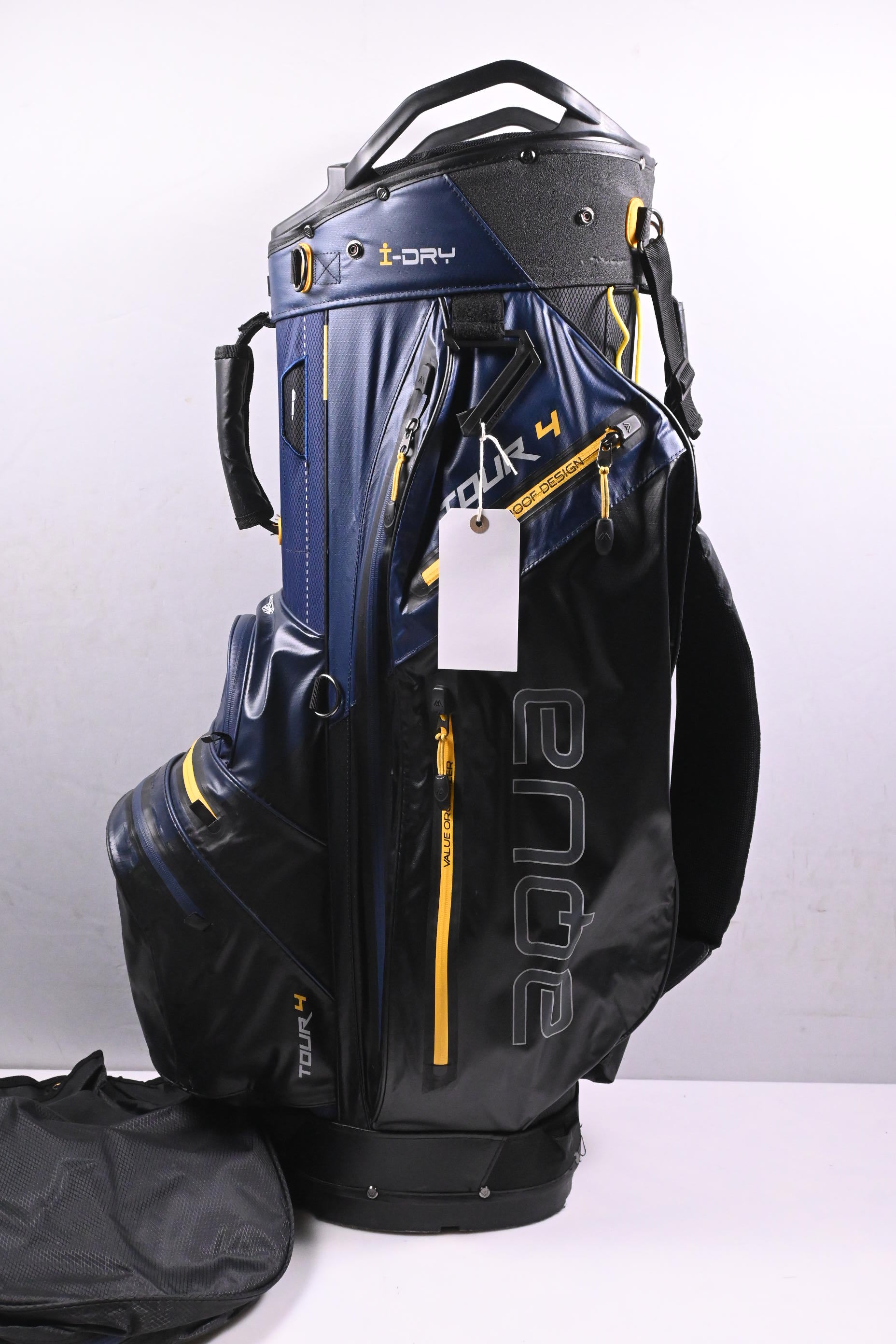 Sun Mountain Tour 4 Cart Bag / 15-Way Divider / Blue, Yellow
