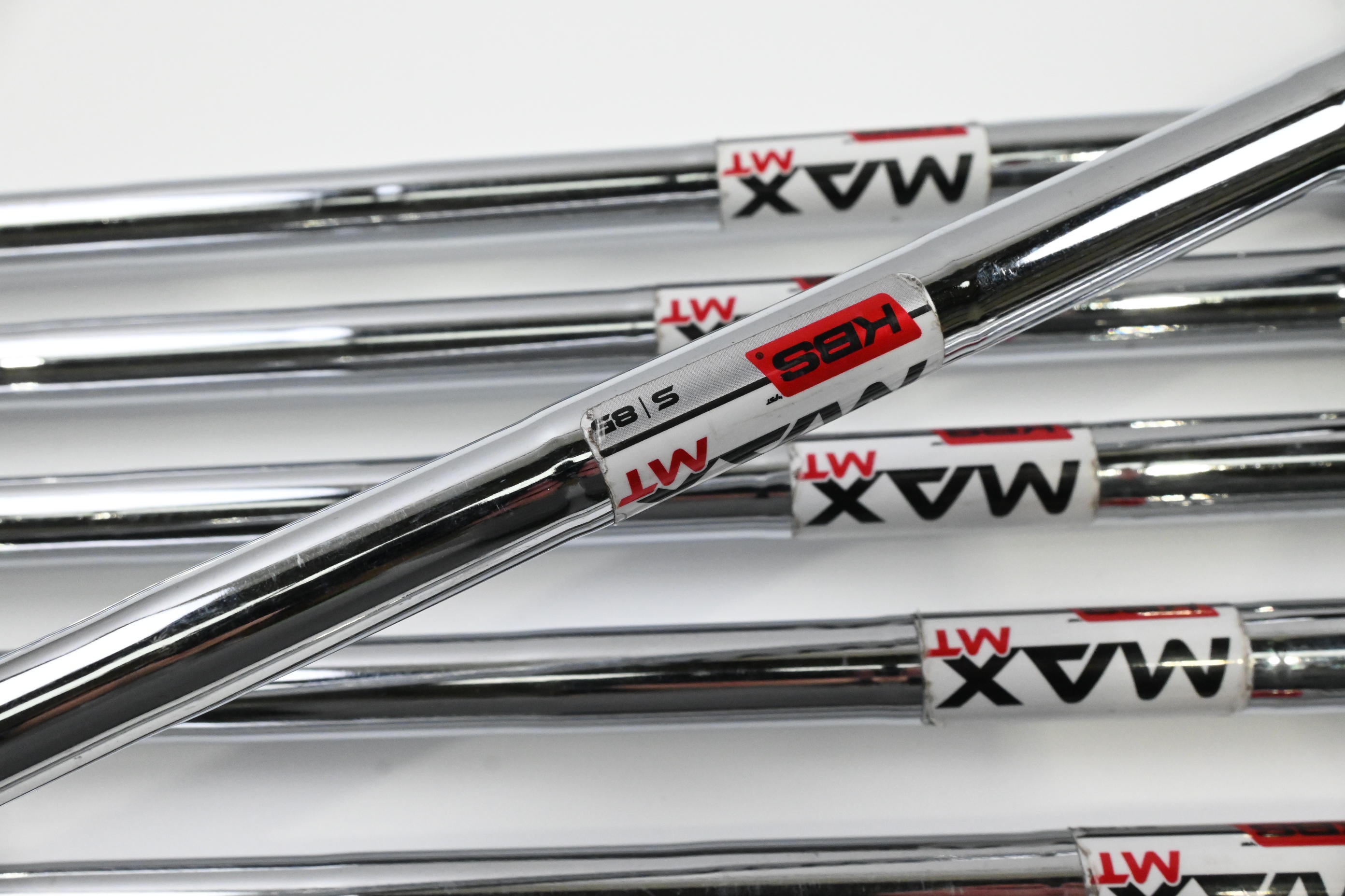 Taylormade Stealth Irons / 5-PW+SW / Stiff Flex KBS MAX MT 85 Shafts