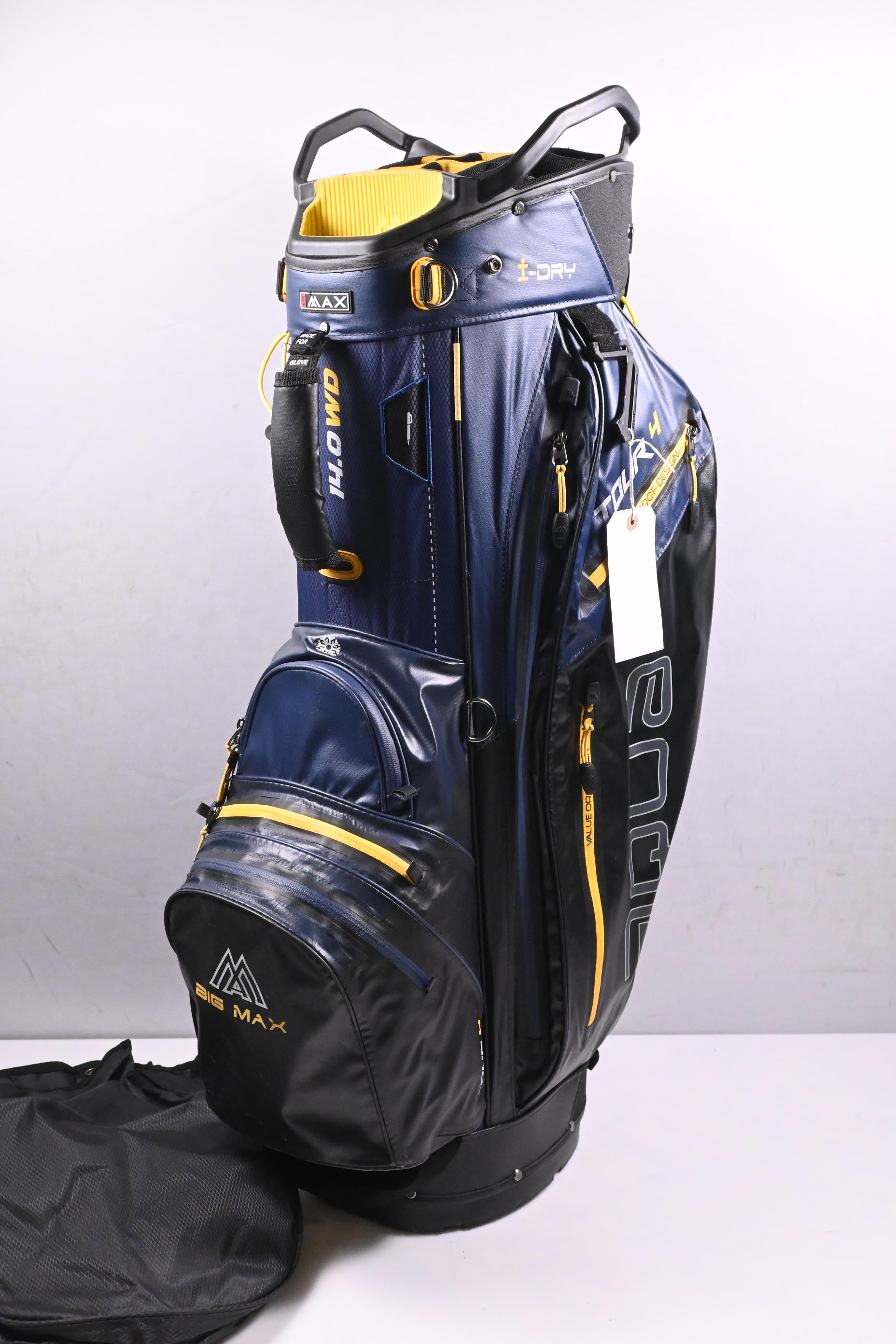 Sun Mountain Tour 4 Cart Bag / 15-Way Divider / Blue, Yellow
