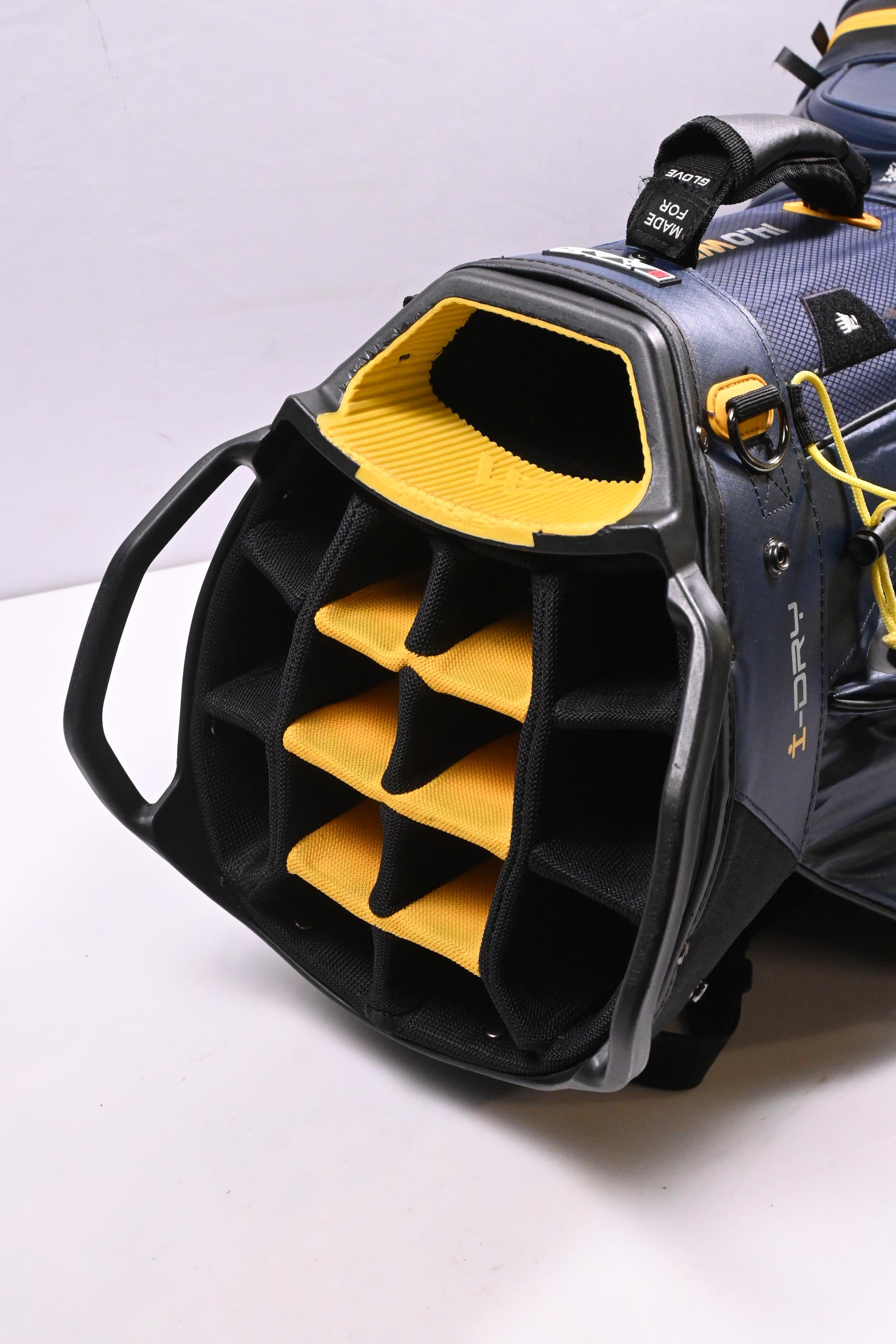 Sun Mountain Tour 4 Cart Bag / 15-Way Divider / Blue, Yellow