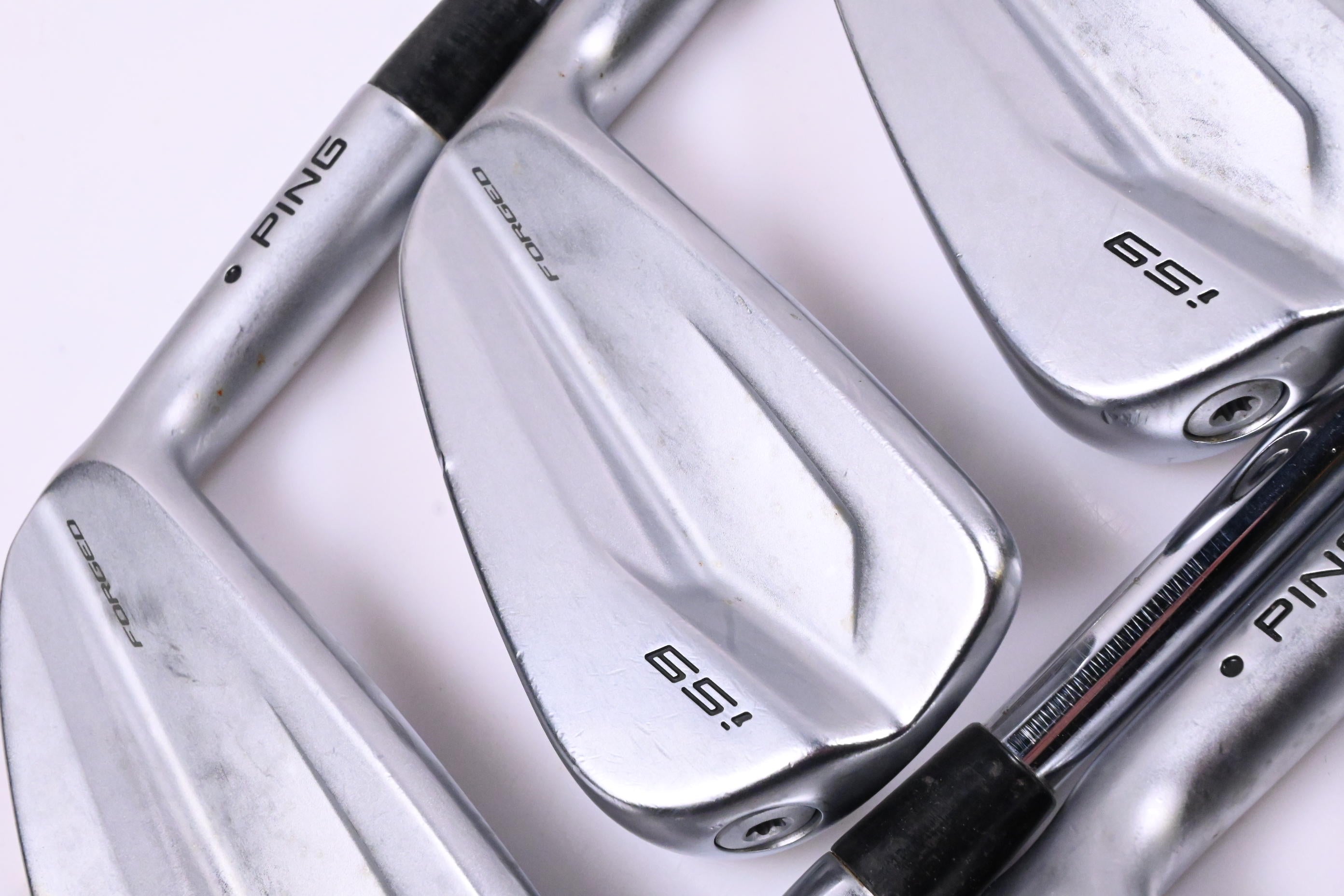 Ping i59 Irons / 4-9i / Black Dot / X-Flex KBS Tour 130 Shafts
