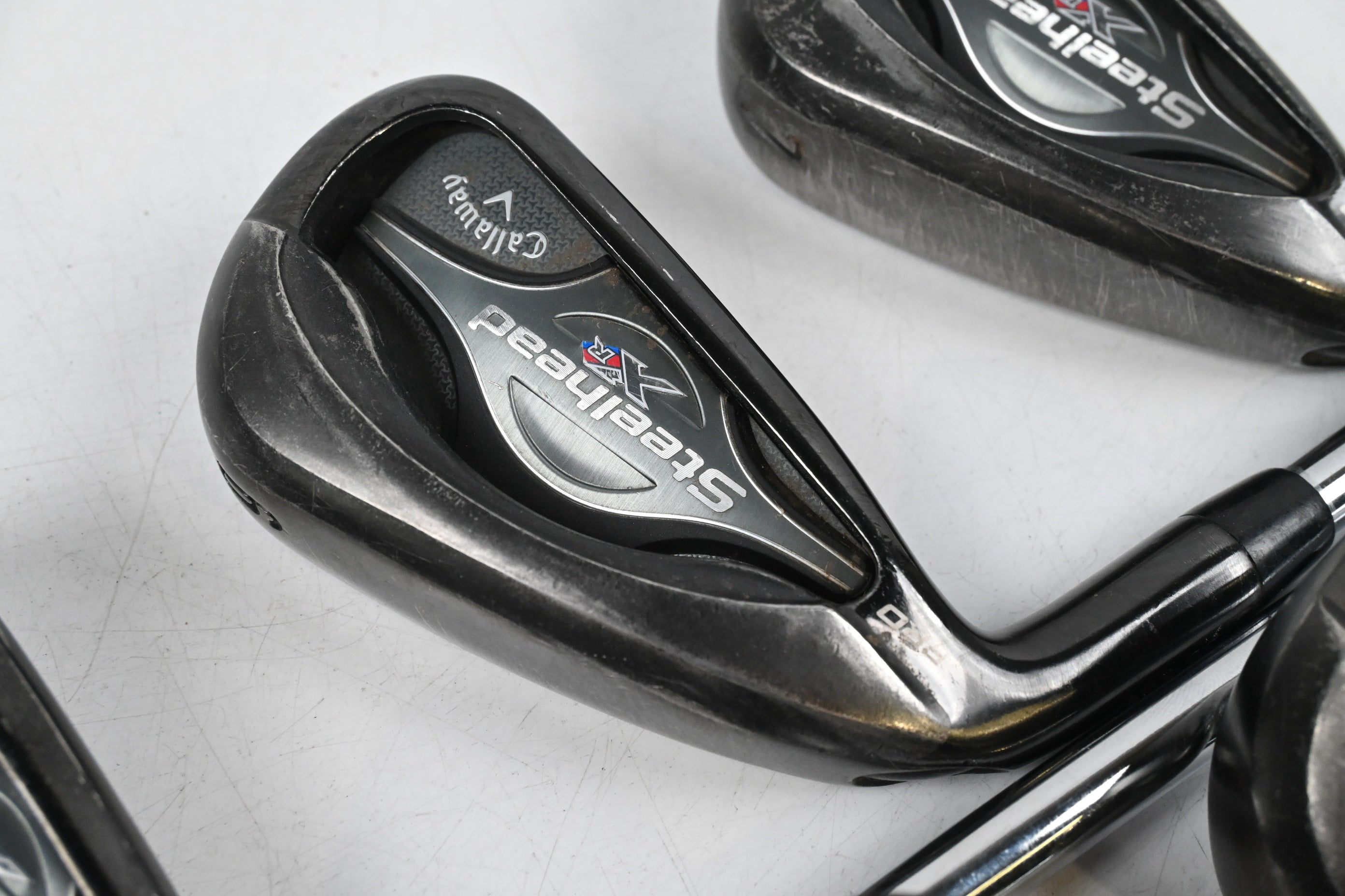 Left Hand Callaway Steelhead XR Pro Irons / 5-PW+GW / Regular Flex XP 105 Shafts