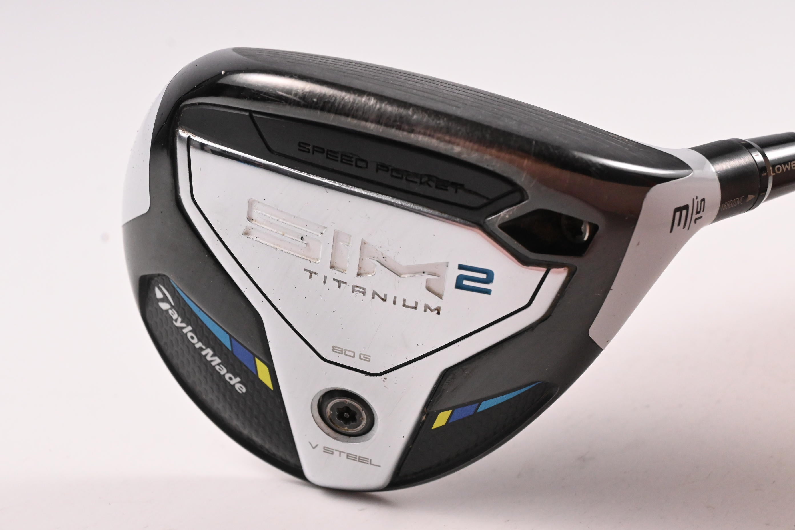 Taylormade SIM2 Ti #3 Wood / 15 Degree / Stiff Flex UST ProForce V2 7 Shaft