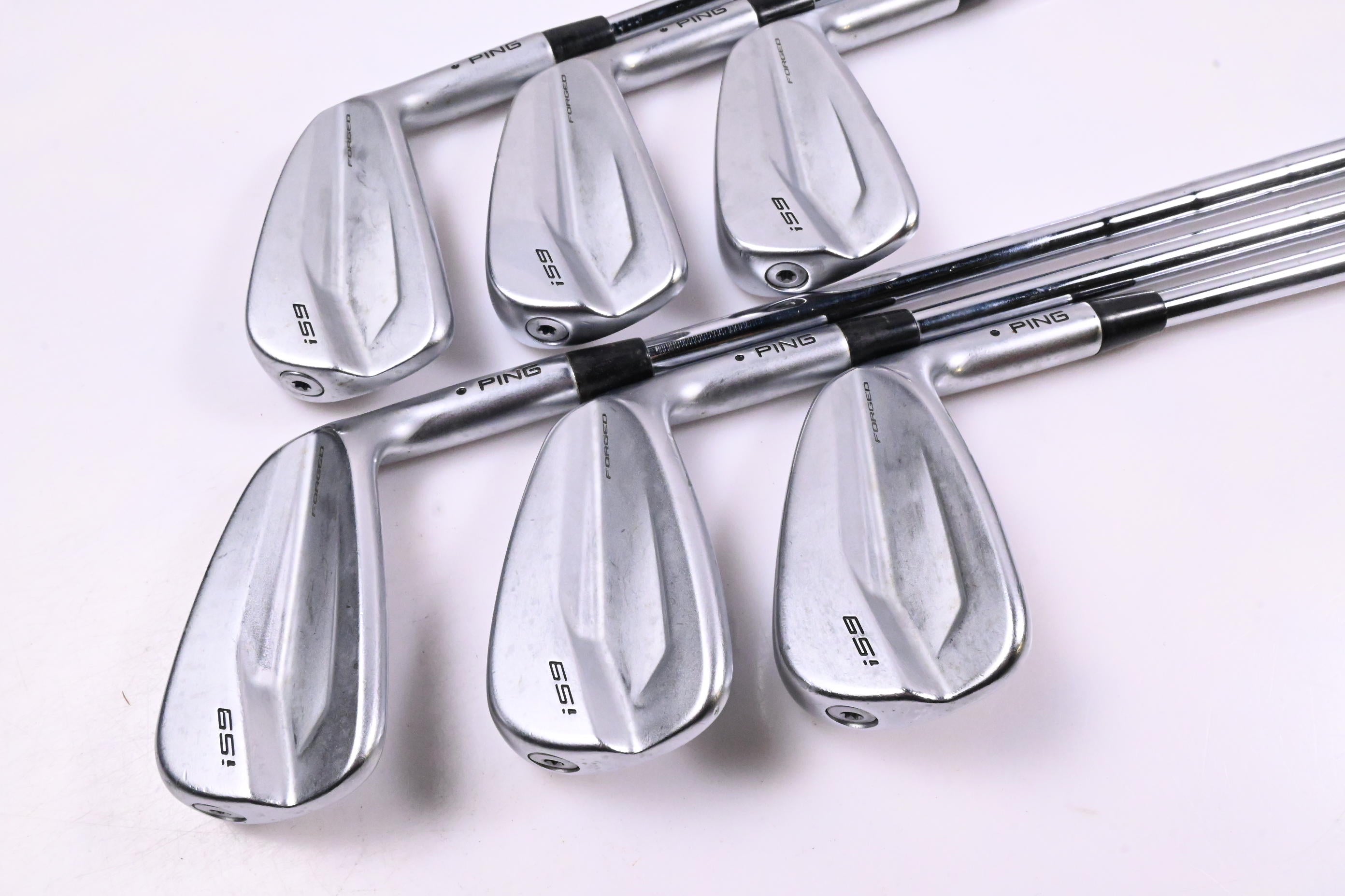 Ping i59 Irons / 4-9i / Black Dot / X-Flex KBS Tour 130 Shafts