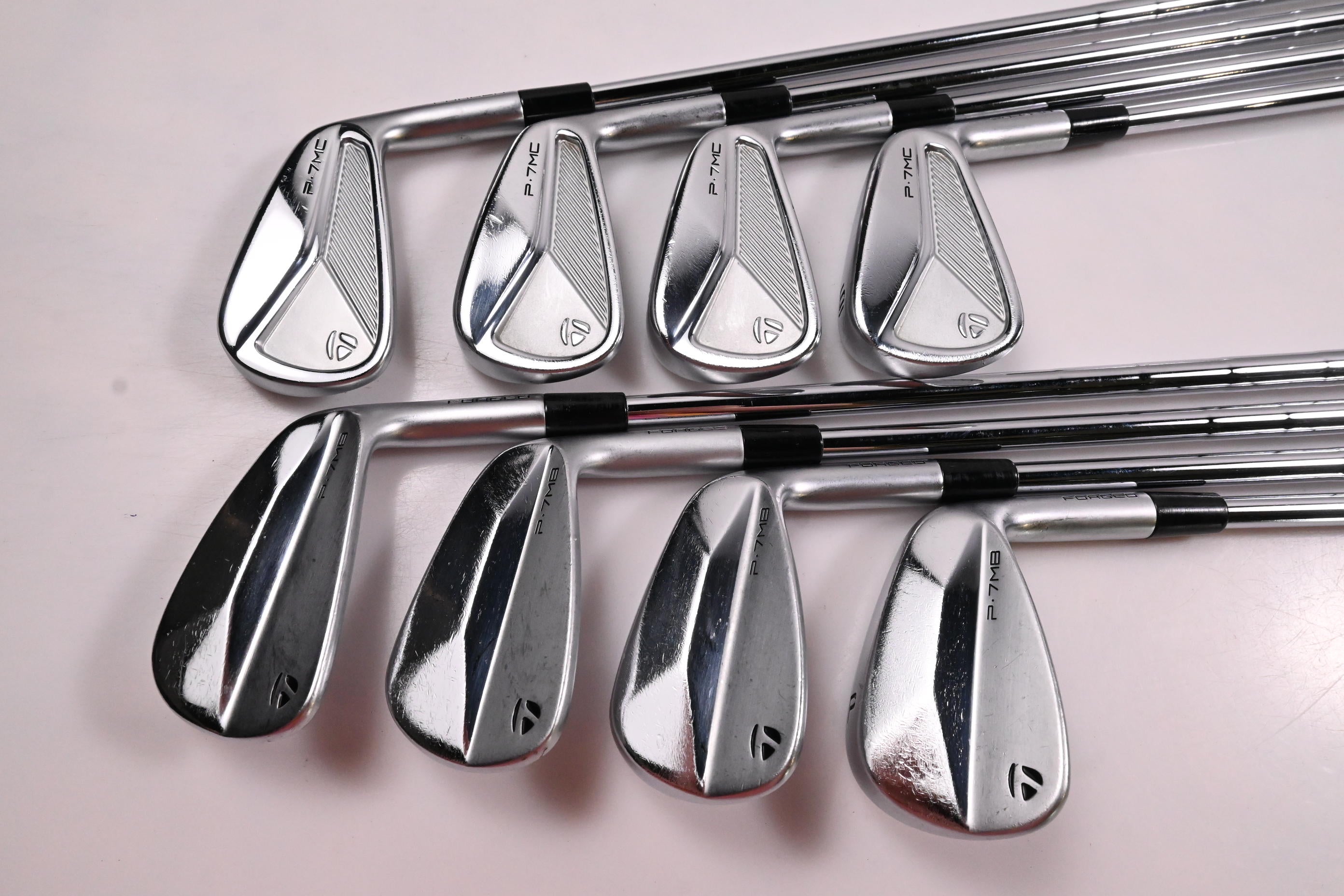 Taylormade P7MC/MB Combo 2020 Irons / 3-PW / X-Flex KBS Tour Shafts