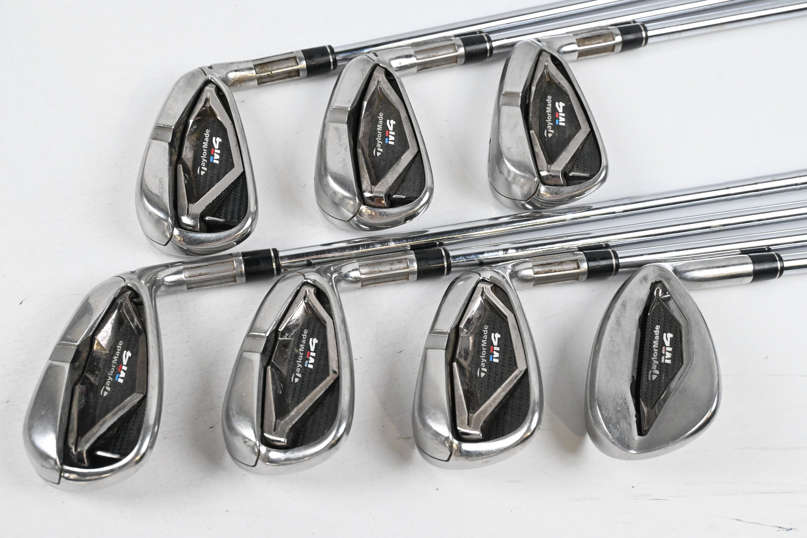 Taylormade M4 Irons / 5-PW+SW  / Regular Flex KBS MAX 85 Shafts