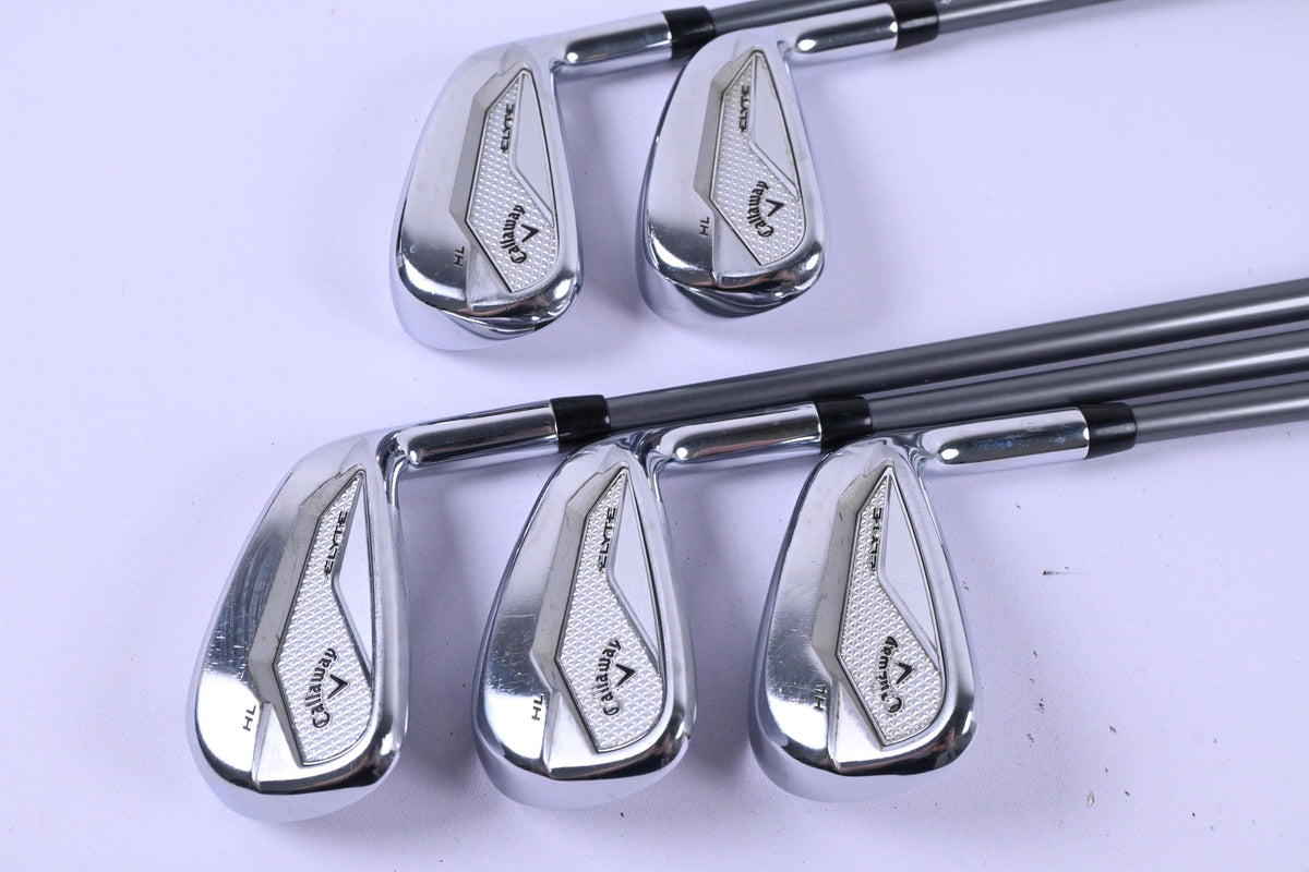 Callaway Elyte HL Irons / 6-PW / Regular Flex Denali Charcoal 65 Shafts